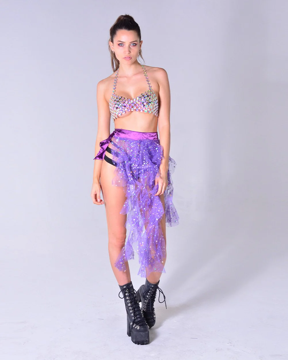 Angel Lilac Long Skirt - Image 4