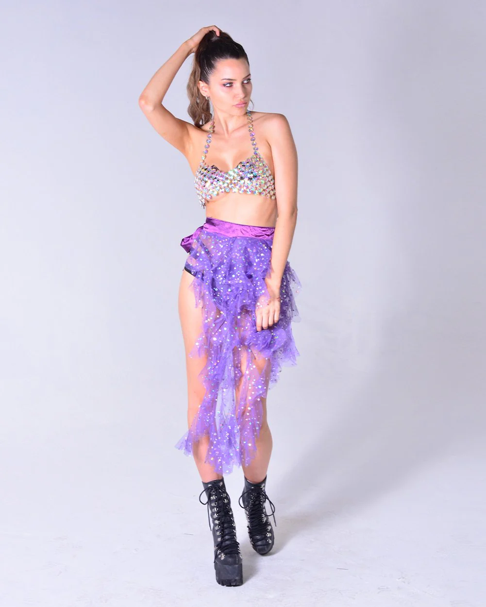Angel Lilac Long Skirt - Image 5