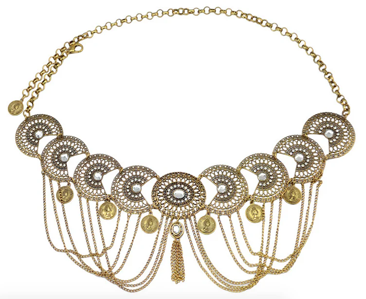 Boho Chain Belt - Gold - Image 4