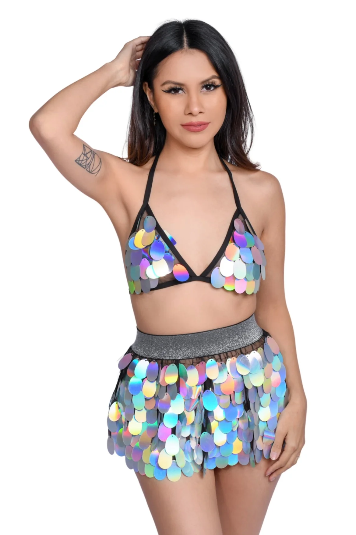 Black Meadow Sequin Set - Image 2