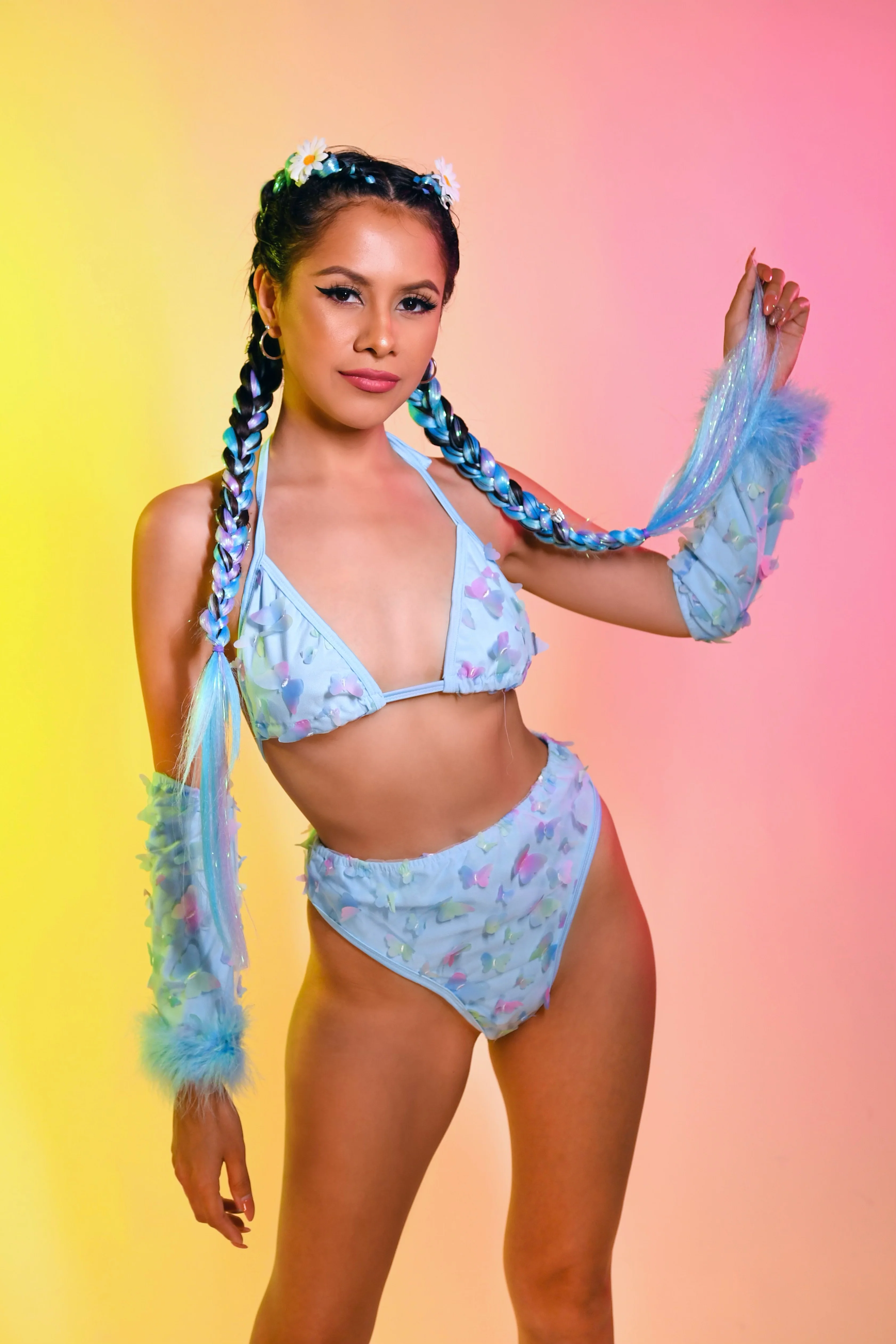 Blue Butterfly Dream 3D Fuzzy Set (4pcs) - Image 4