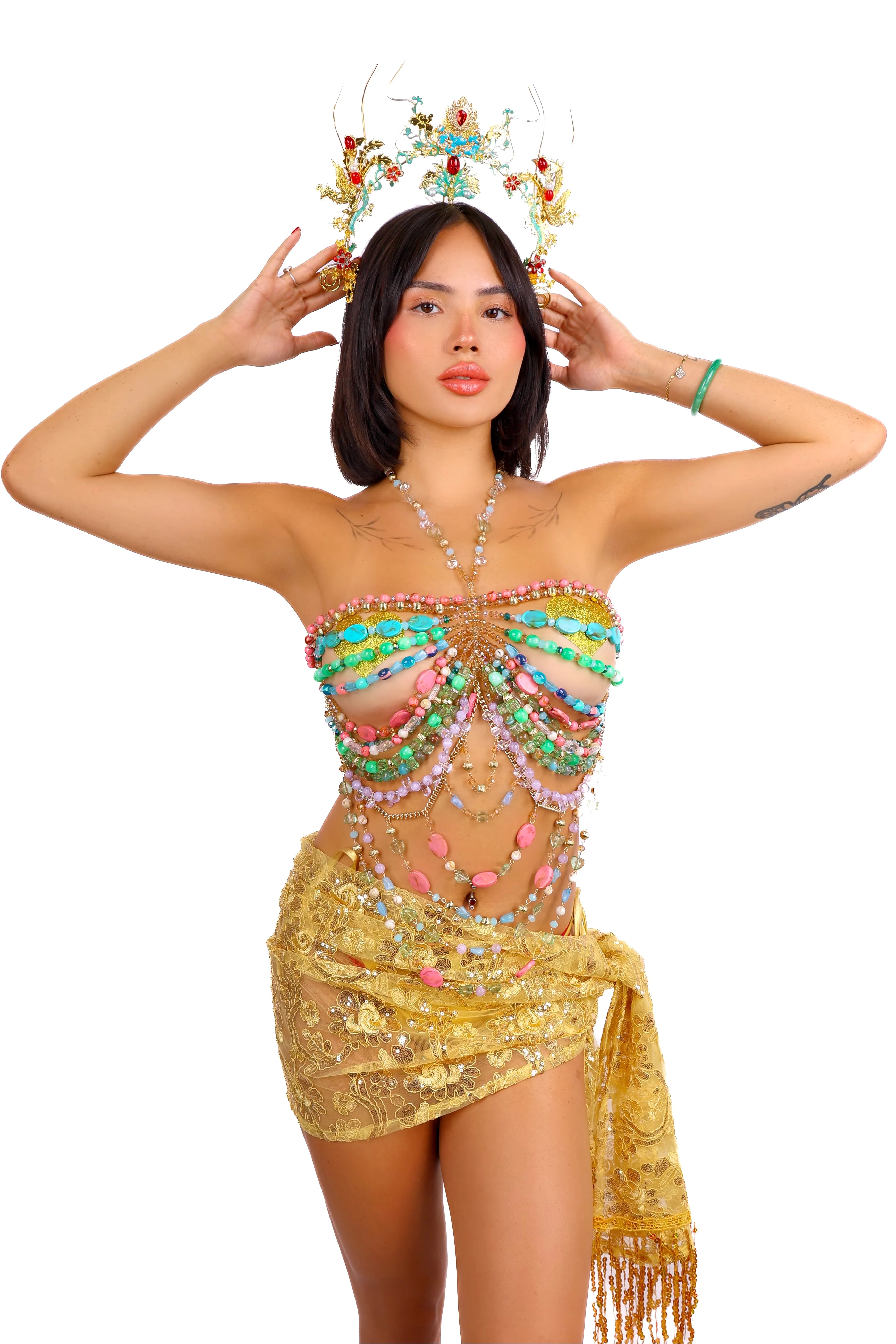 Sunrise Fantasy Blossom Goddess Wrap - Image 3