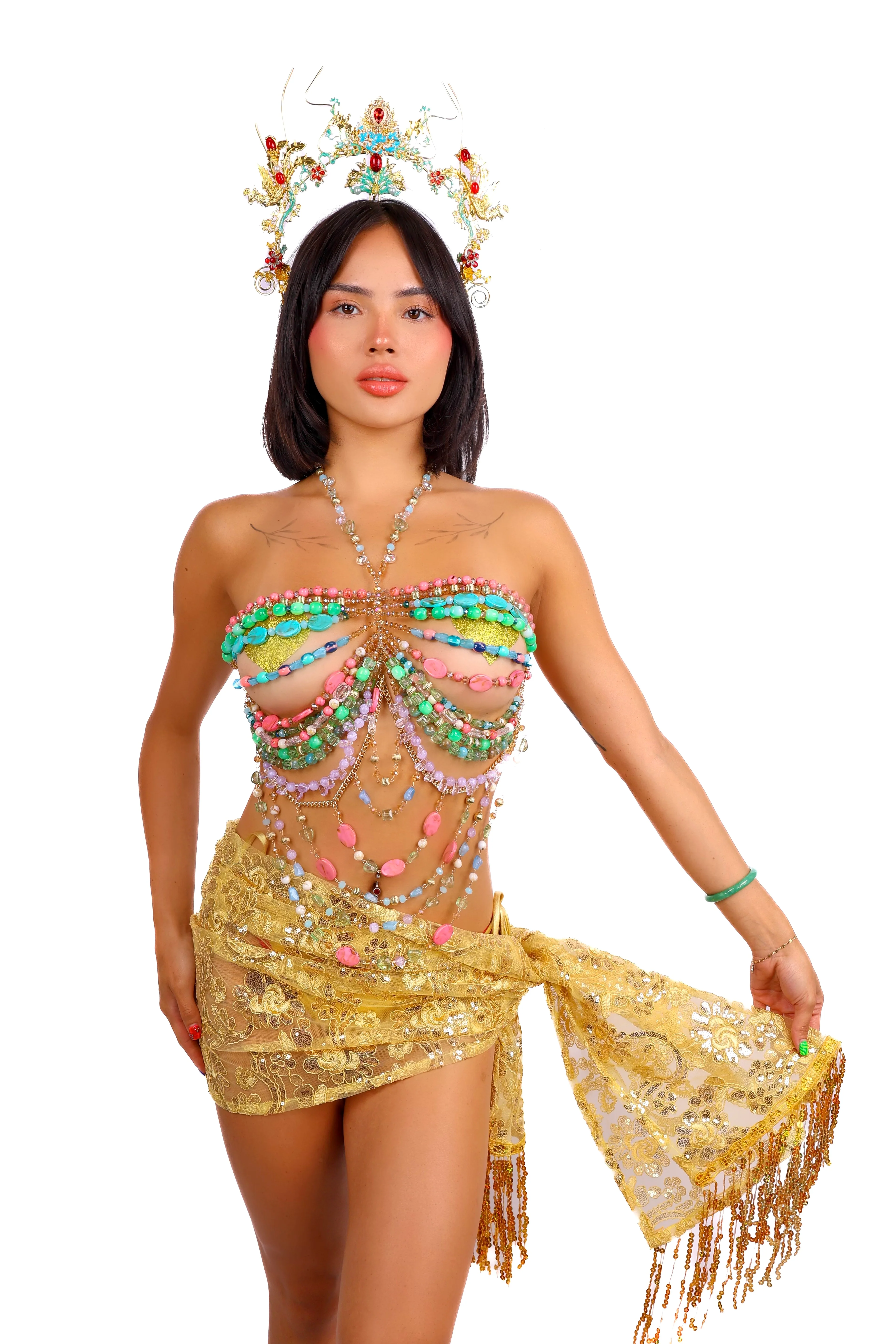 Sunrise Fantasy Blossom Goddess Wrap - Image 5