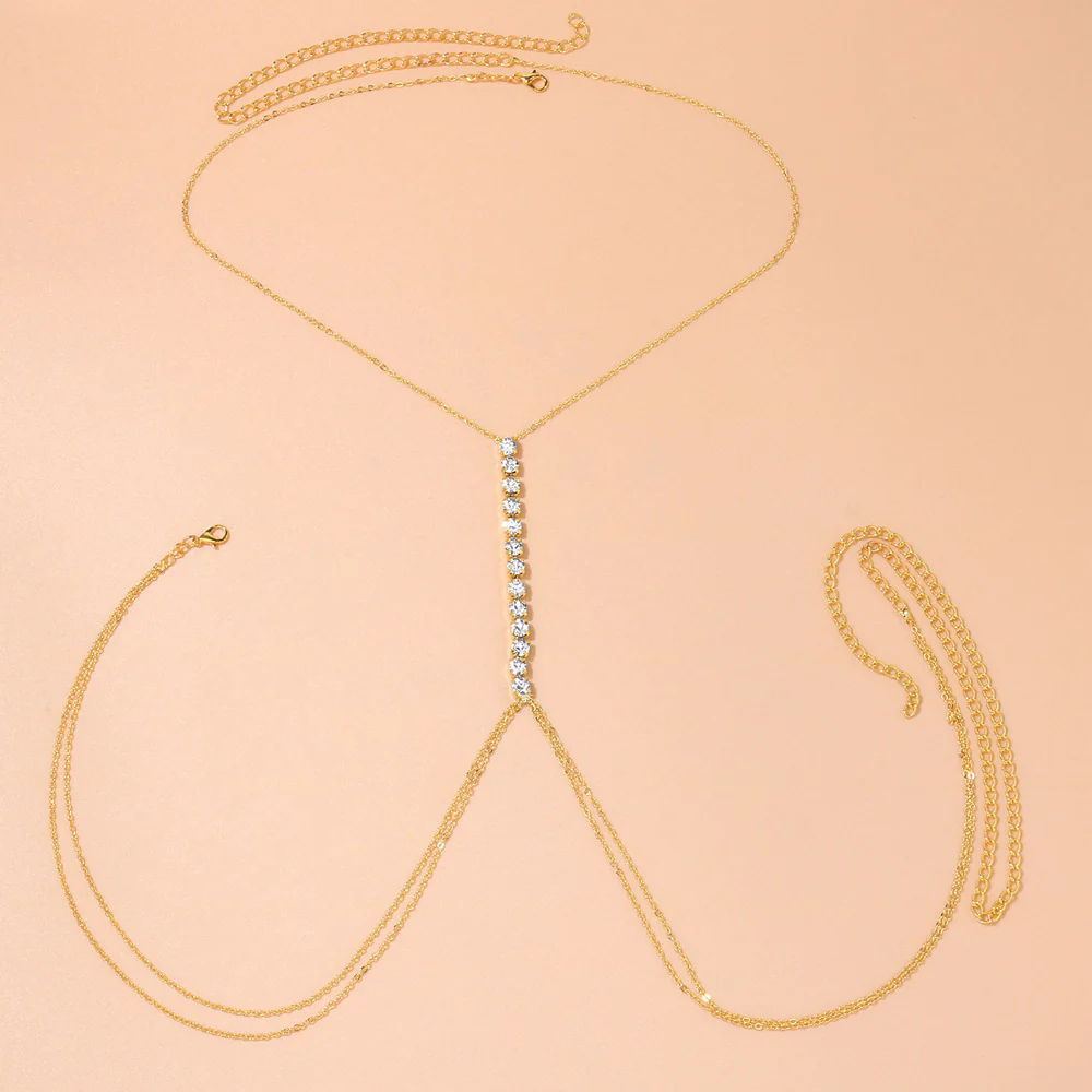 Boho Diamond Chest Chains - Image 4
