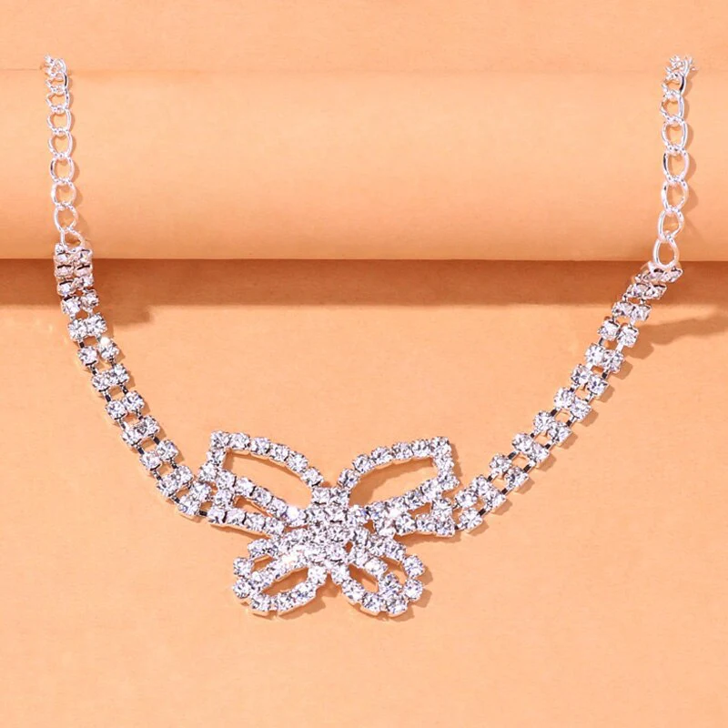 Butterfly Rhinestone Leg Wrap Leg Chains - Image 5