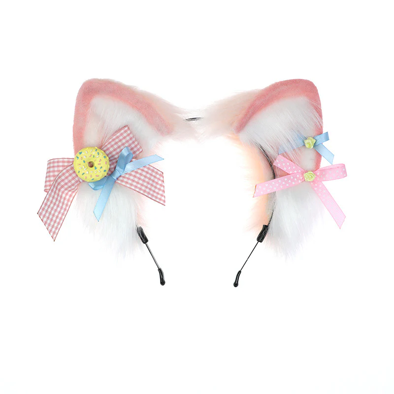 Candy Fox Fuzzy Headband - Image 3