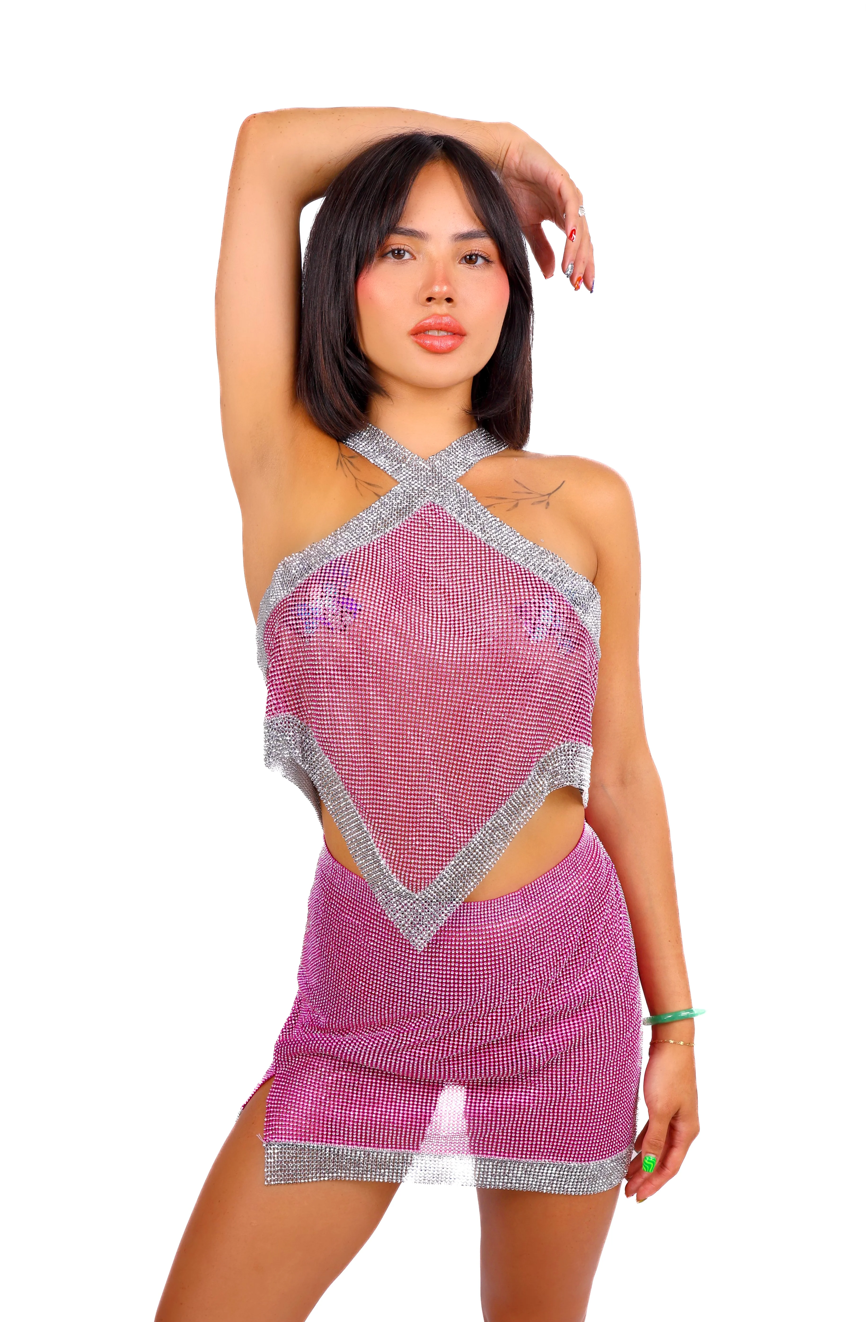 Pink Diamond Metallic Top - Image 3