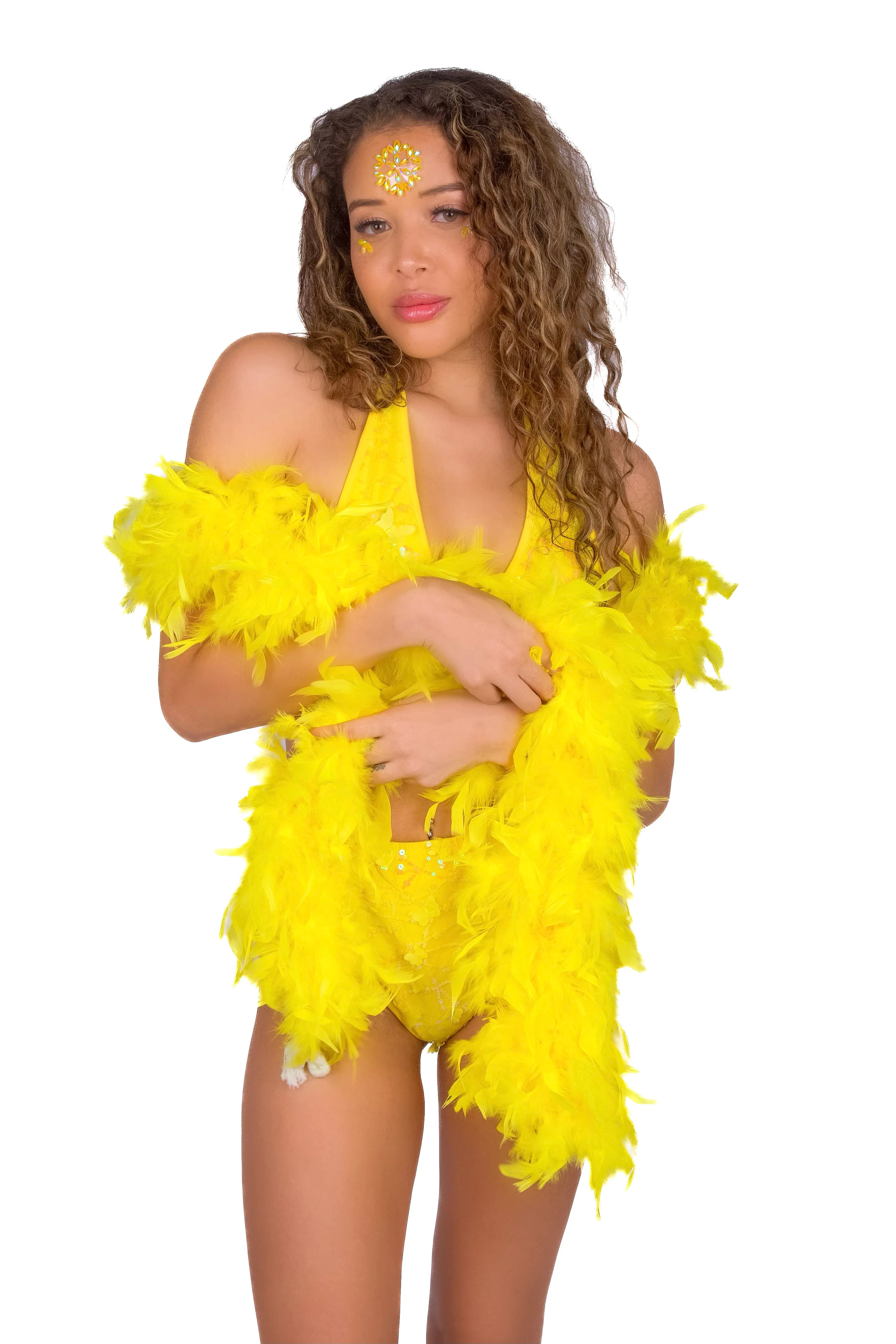 Vibrant Yellow Boa