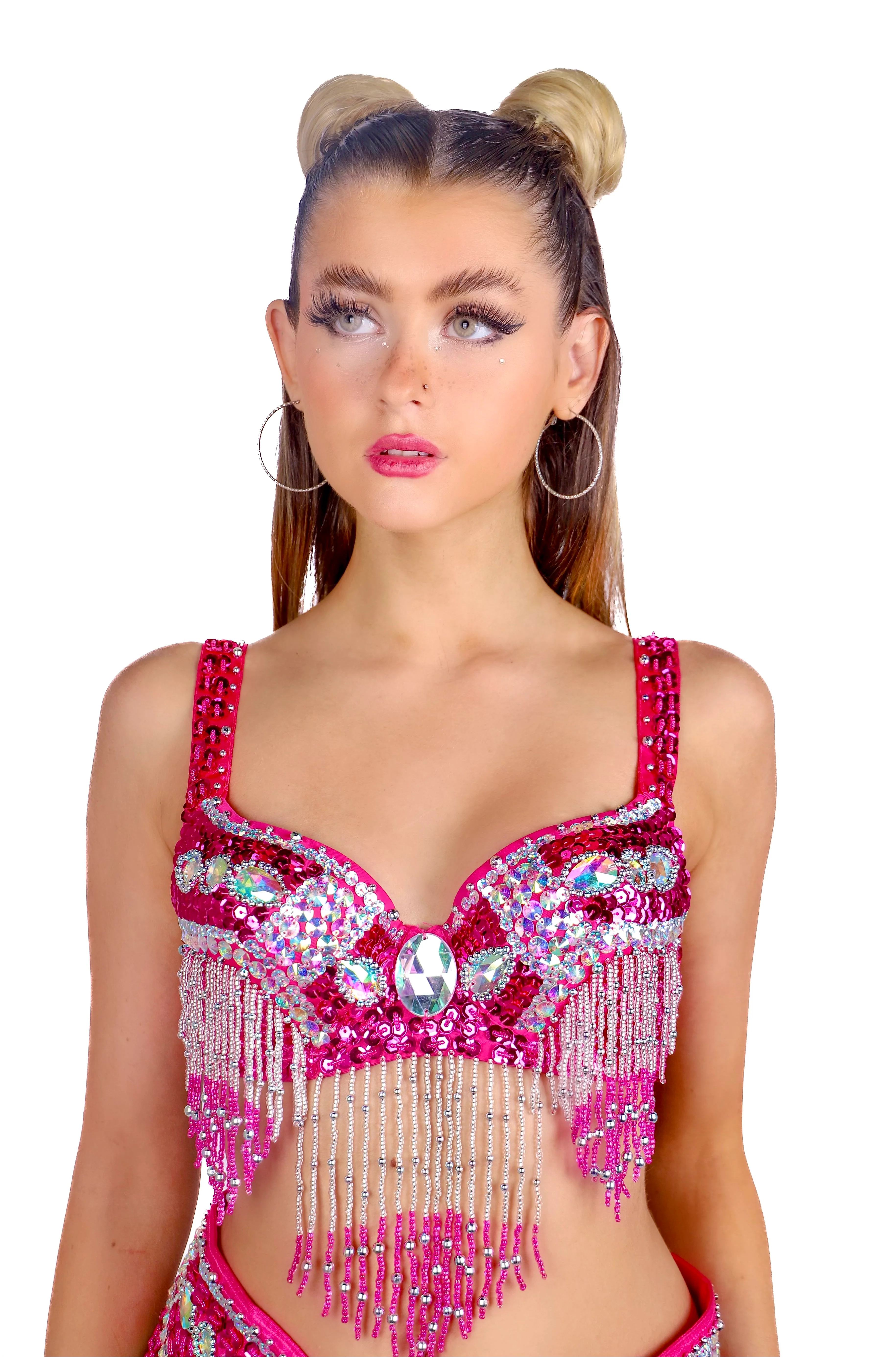 Fuchsia Meadow Carnival Bra Top