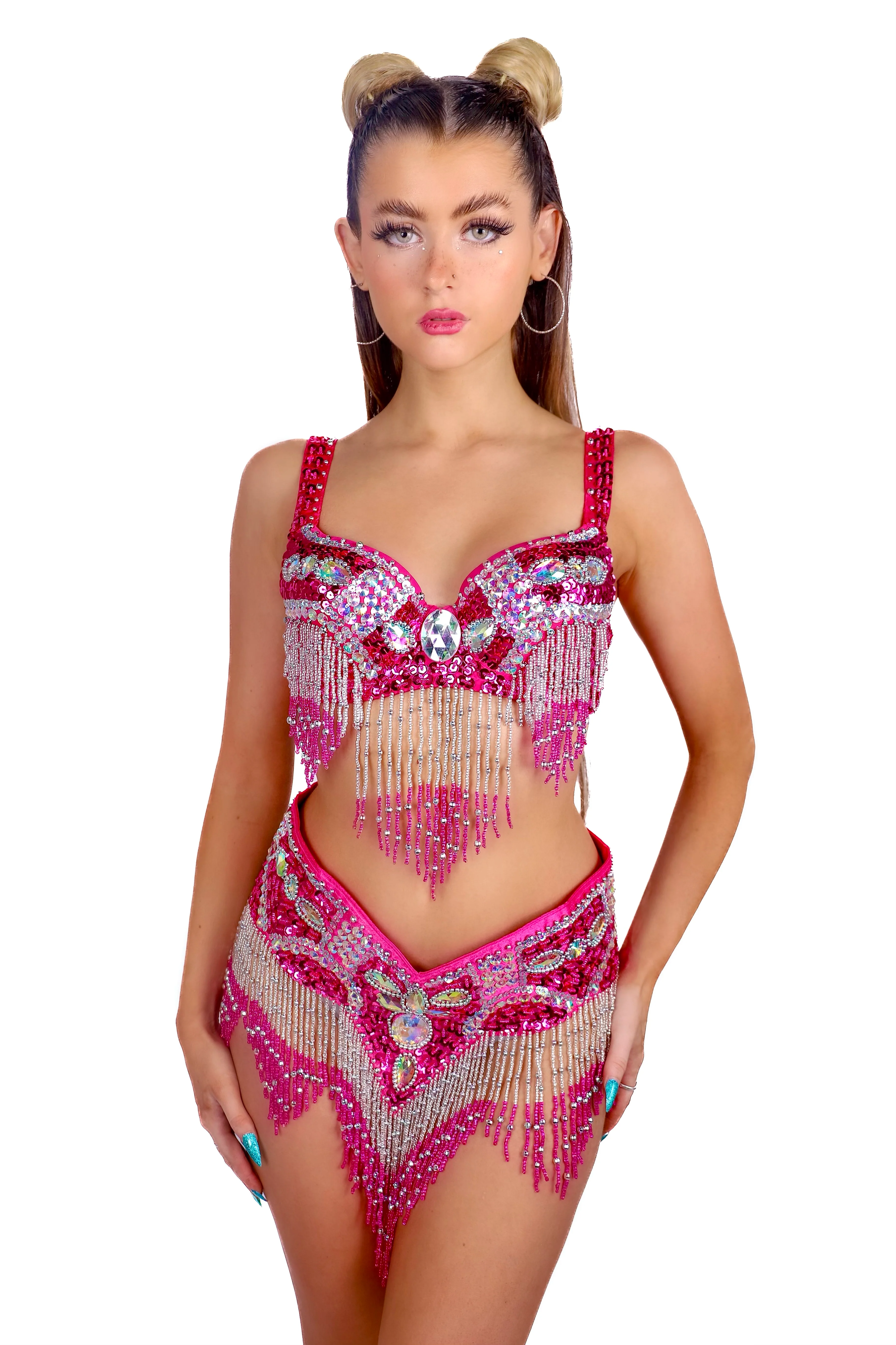 Fuchsia Meadow Carnival Bra Top - Image 2