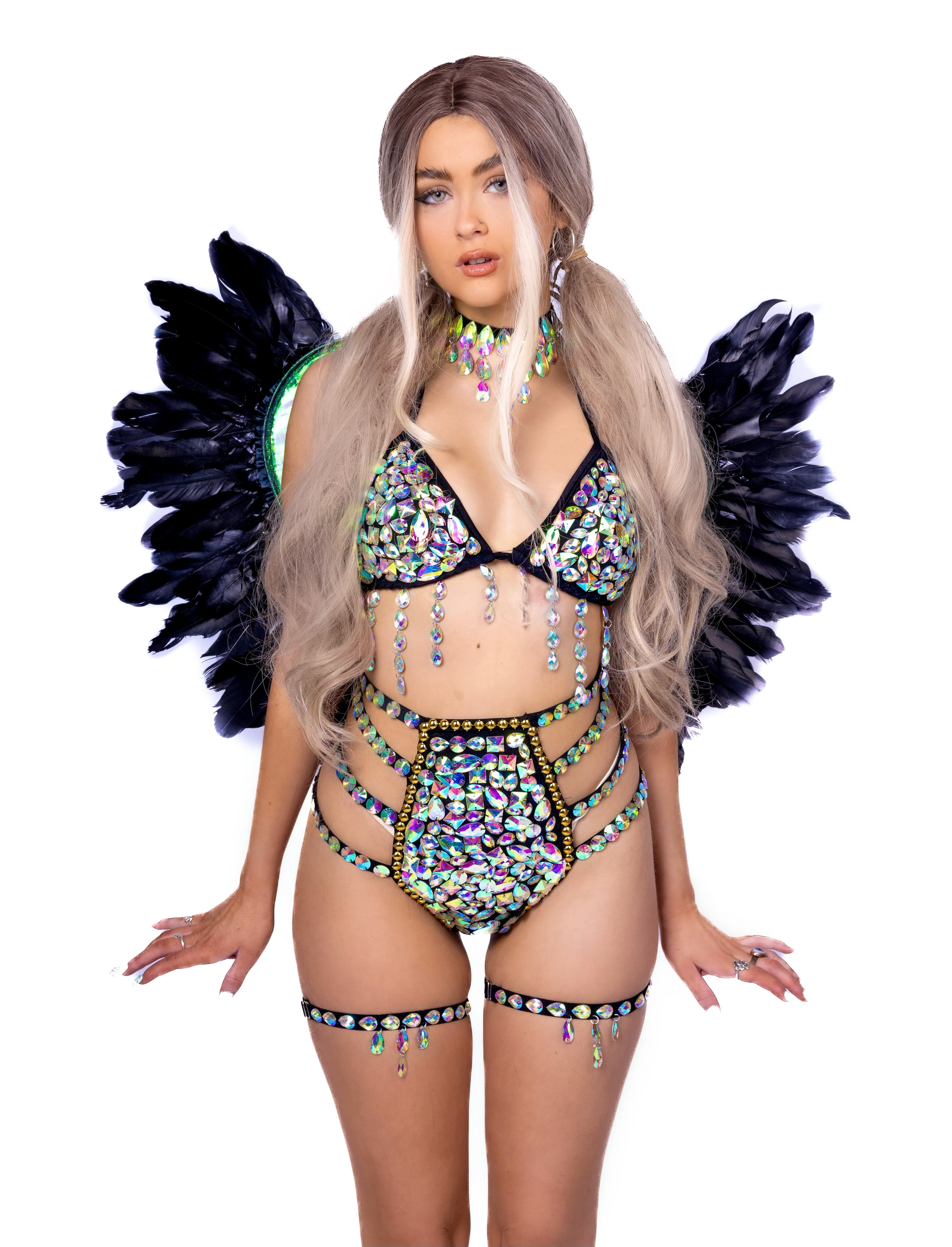 FULL OUTFIT- Midnight Aura Angel - Image 2
