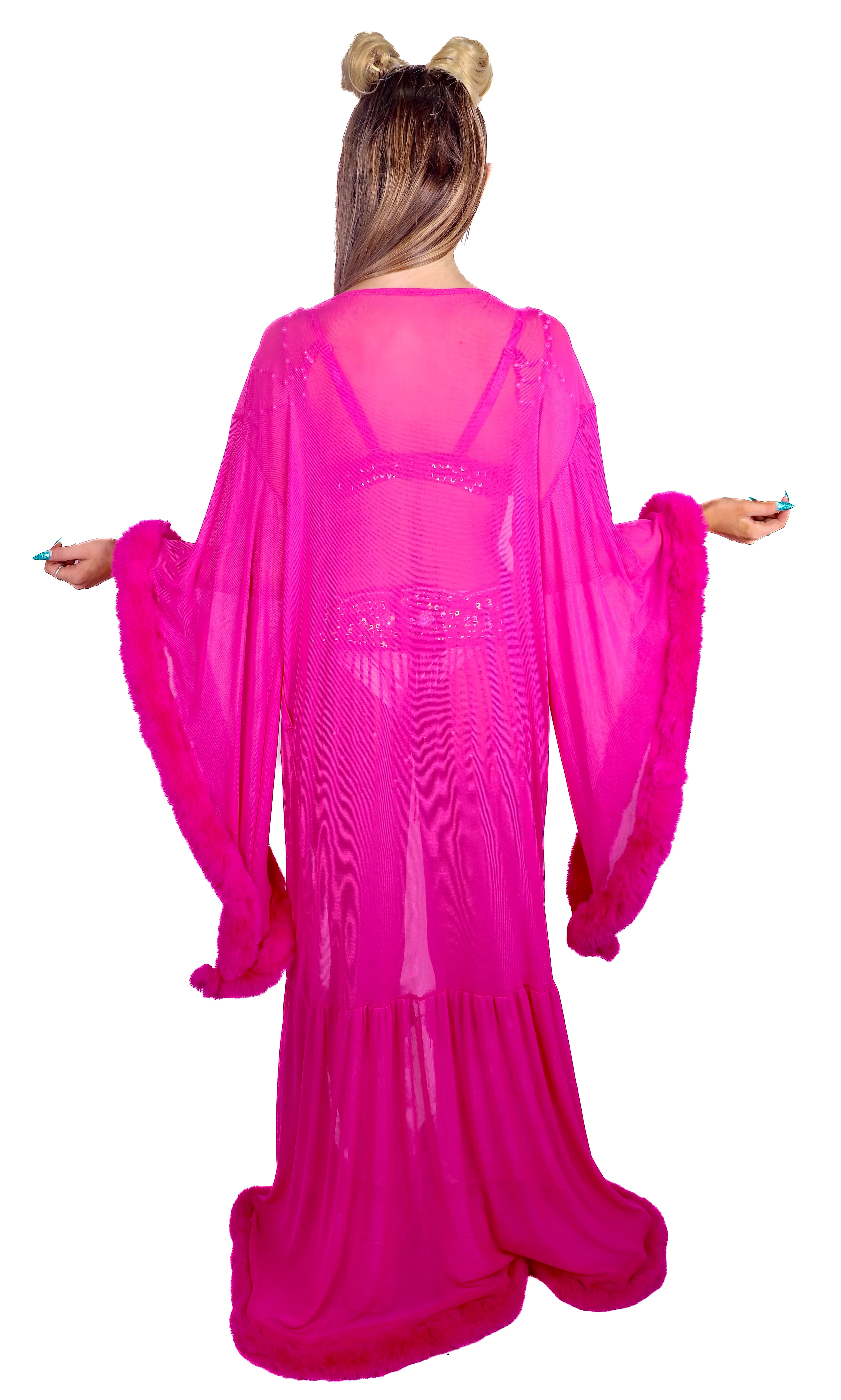 FULL OUTFIT- Fuchsia Mermaid Diva (4 pcs) - Image 5
