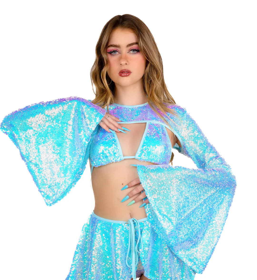 FULL OUTFIT- Sky Goddess Sequin Set - Image 15