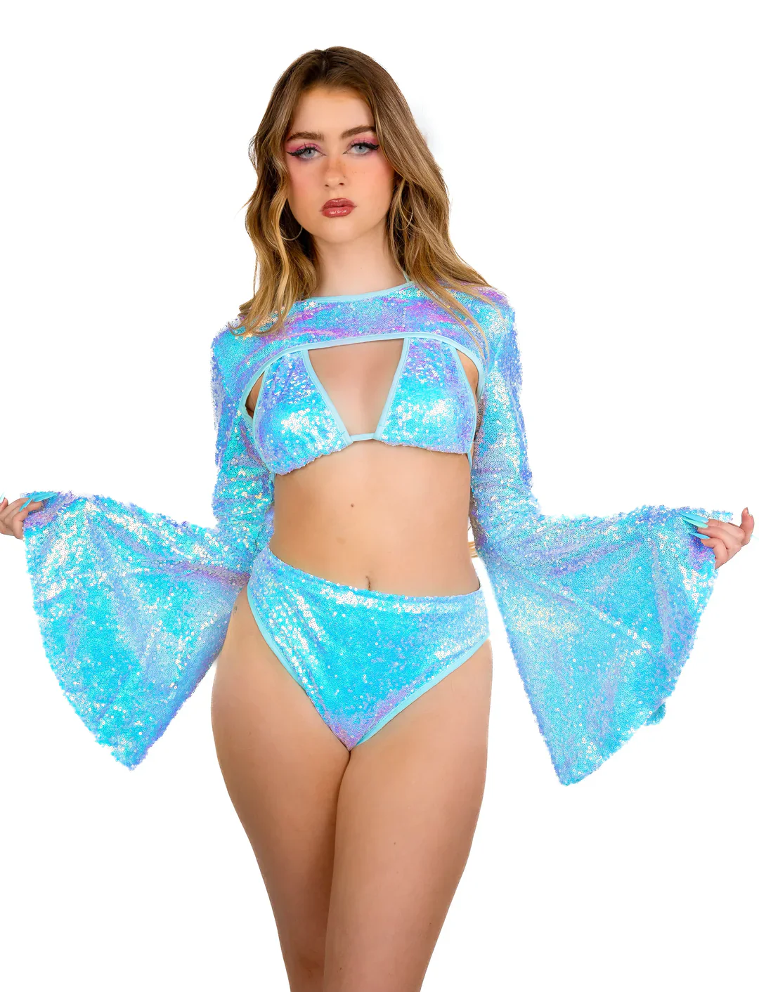 FULL OUTFIT- Sky Goddess Sequin Set - Image 5