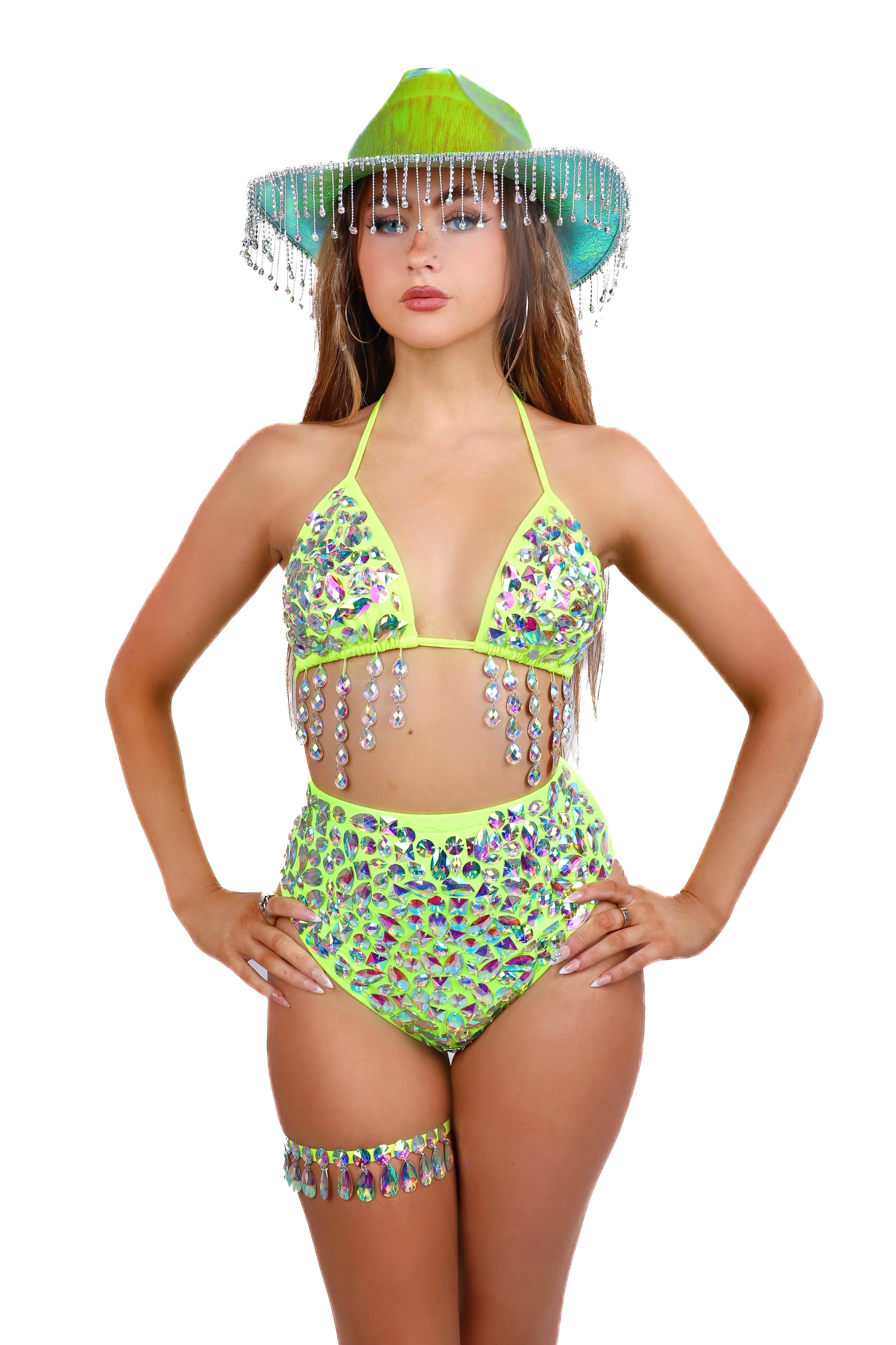 FULL OUTFIT- Neon Cowgirl (4 pcs) - Image 2