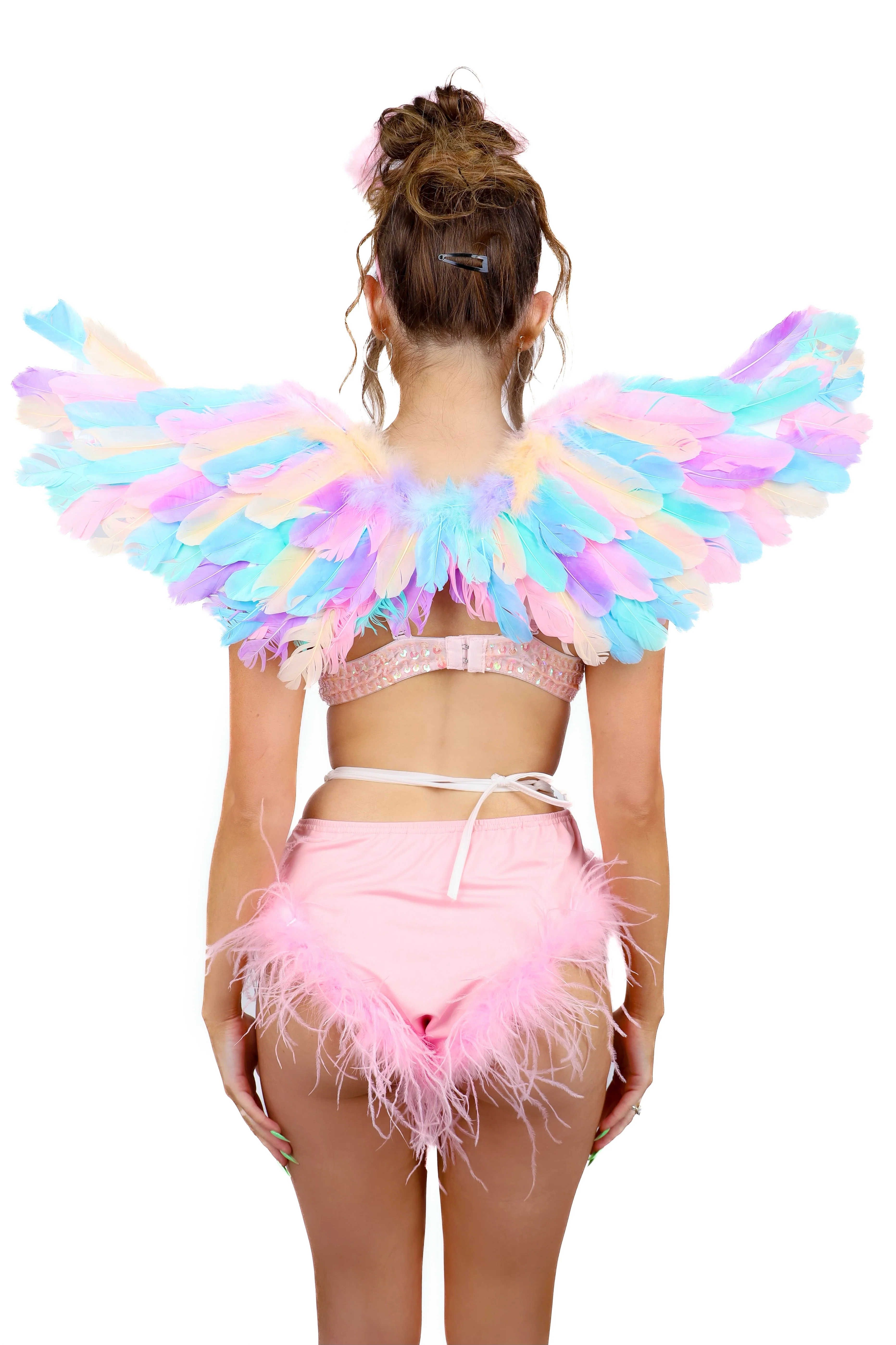 FULL OUTFIT- Pastel Pink Angel (4 pcs) - Image 3