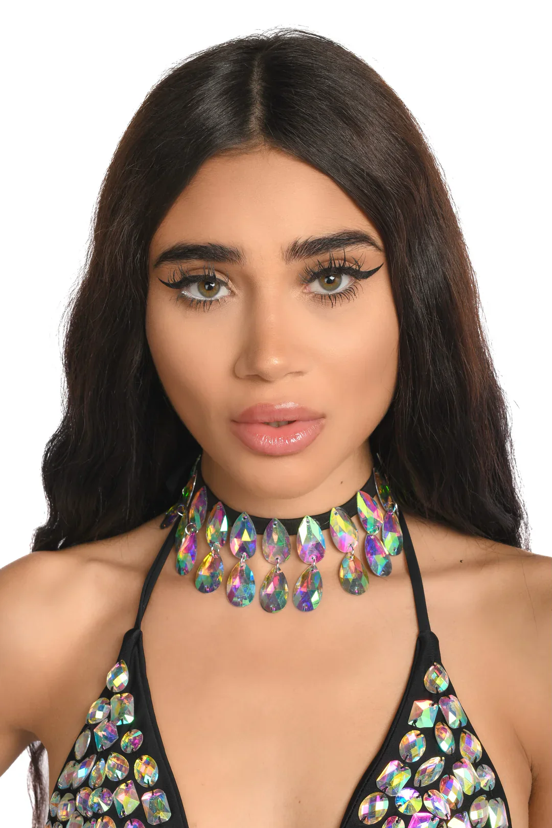 Iridescent Gem Necklace - Image 4
