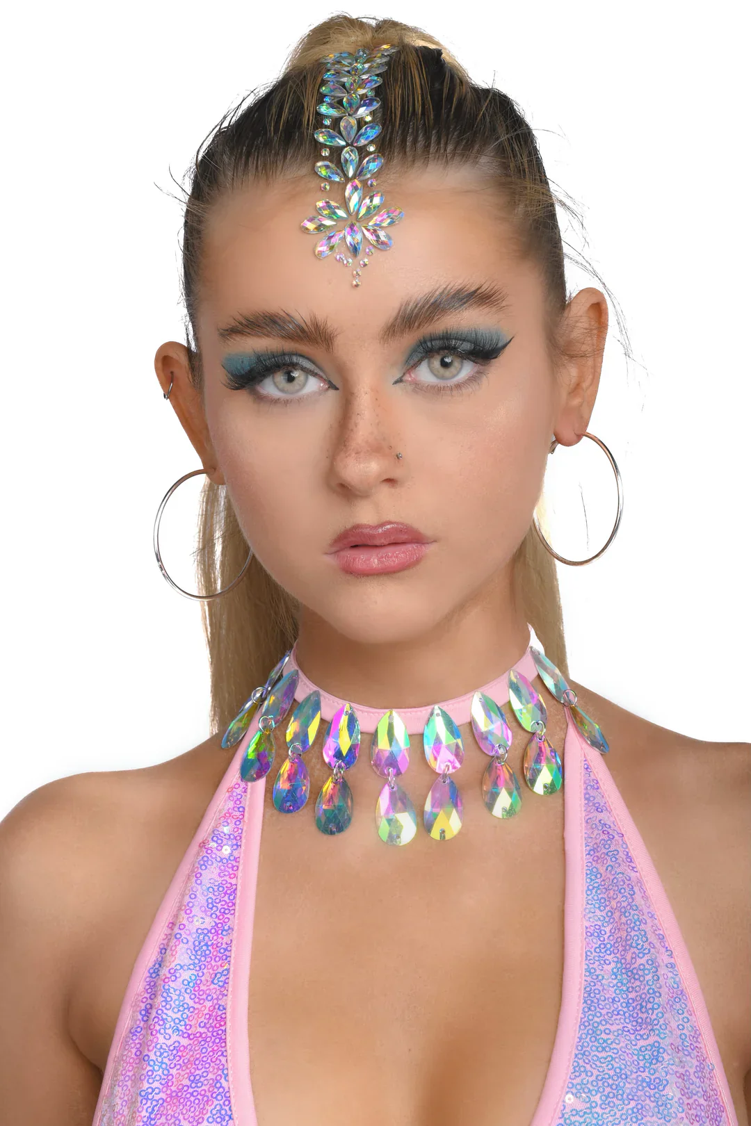 Iridescent Gem Necklace - Image 8