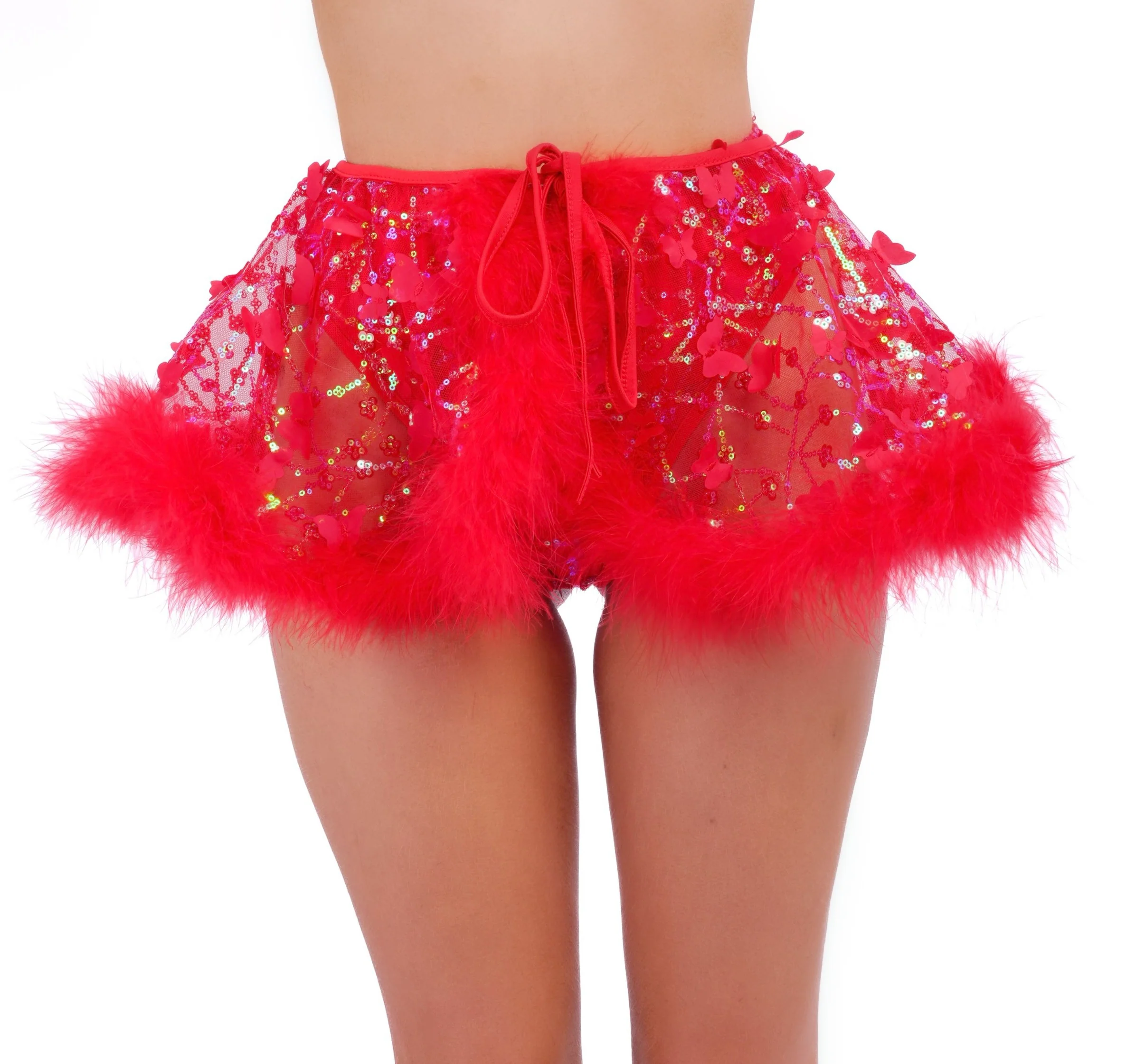 Ruby Butterfly Blossom Skirt