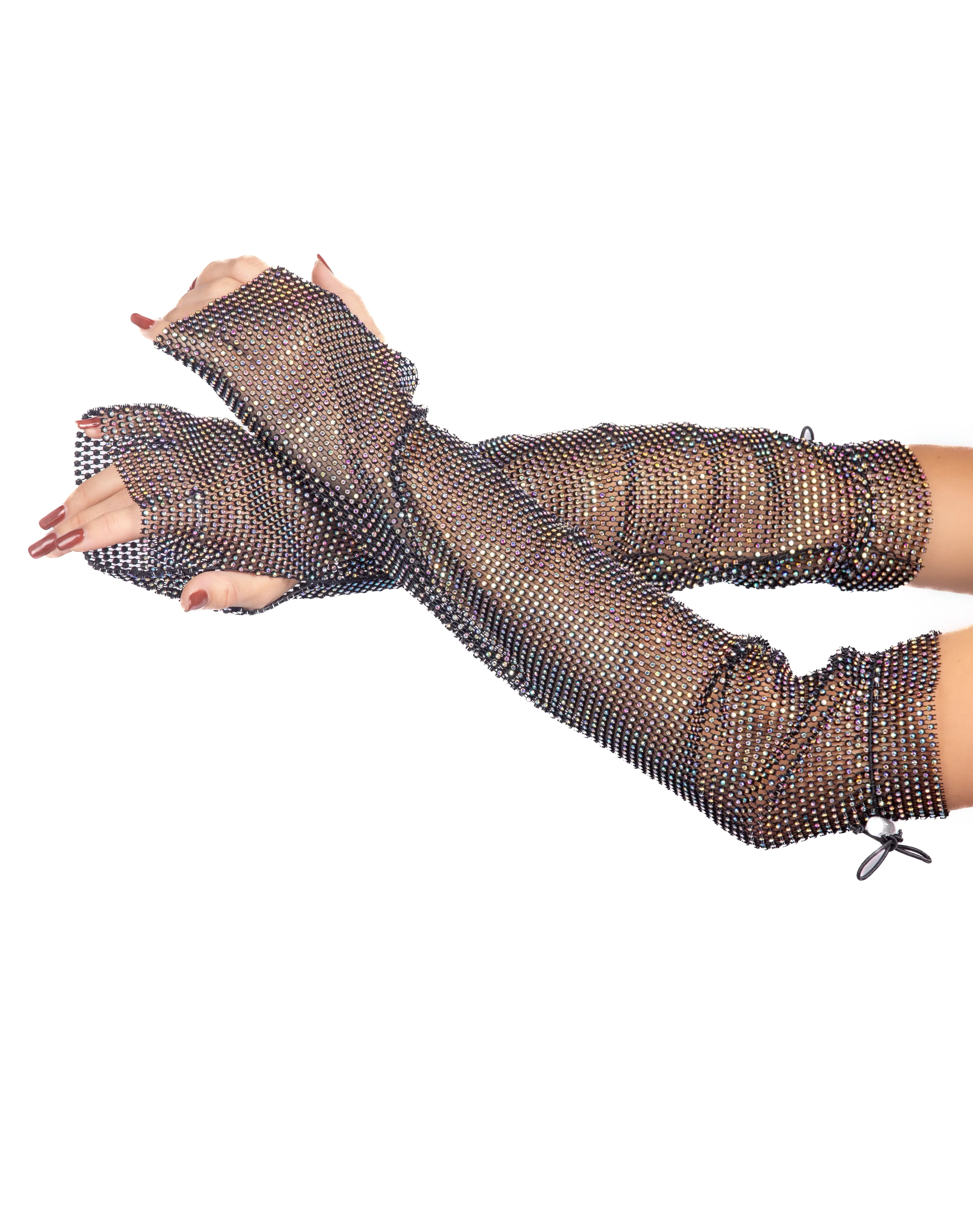 Mesh Fishnet Set - Black (3 pcs) - Image 11