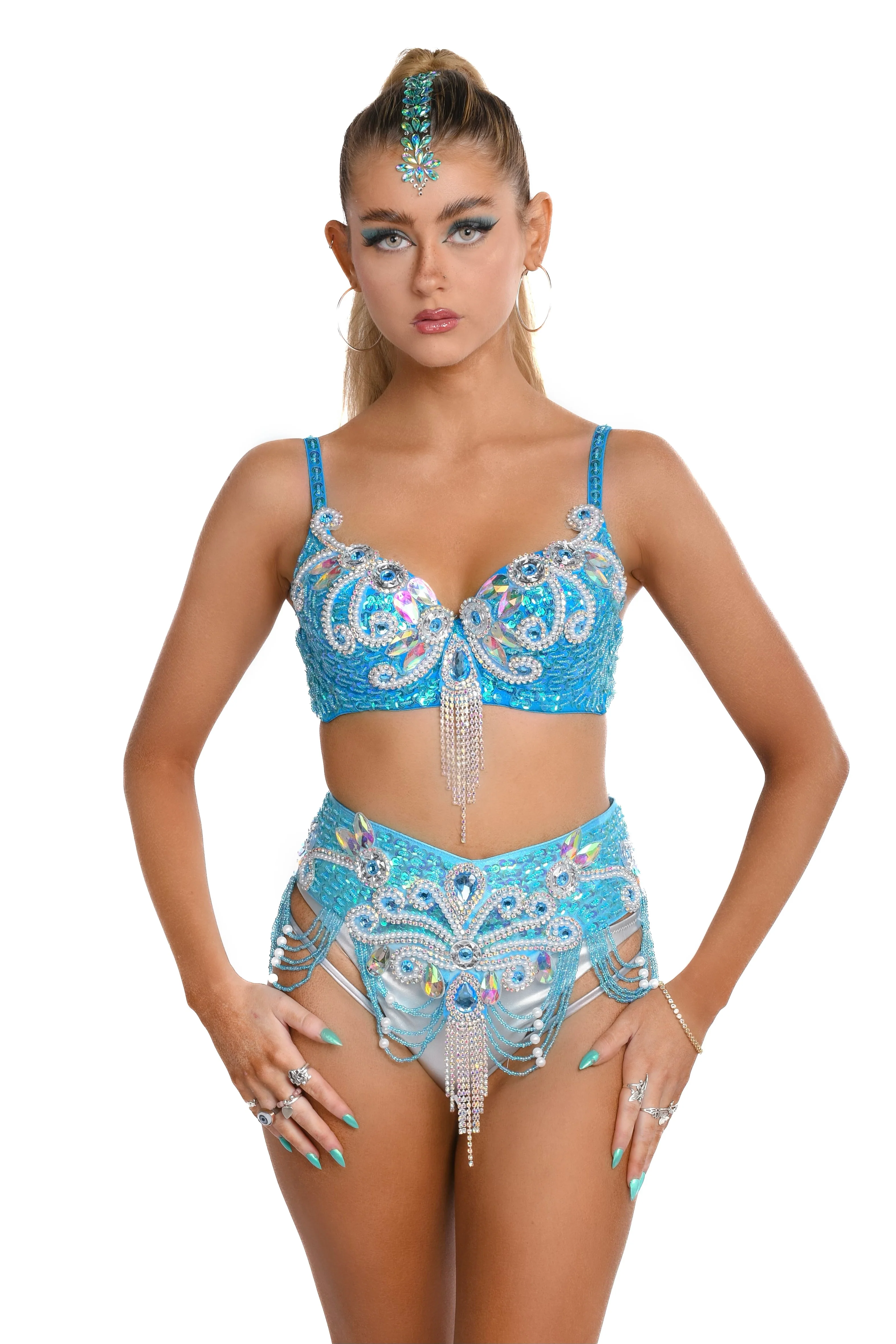 Ocean Waves Carnival Bra - Image 3