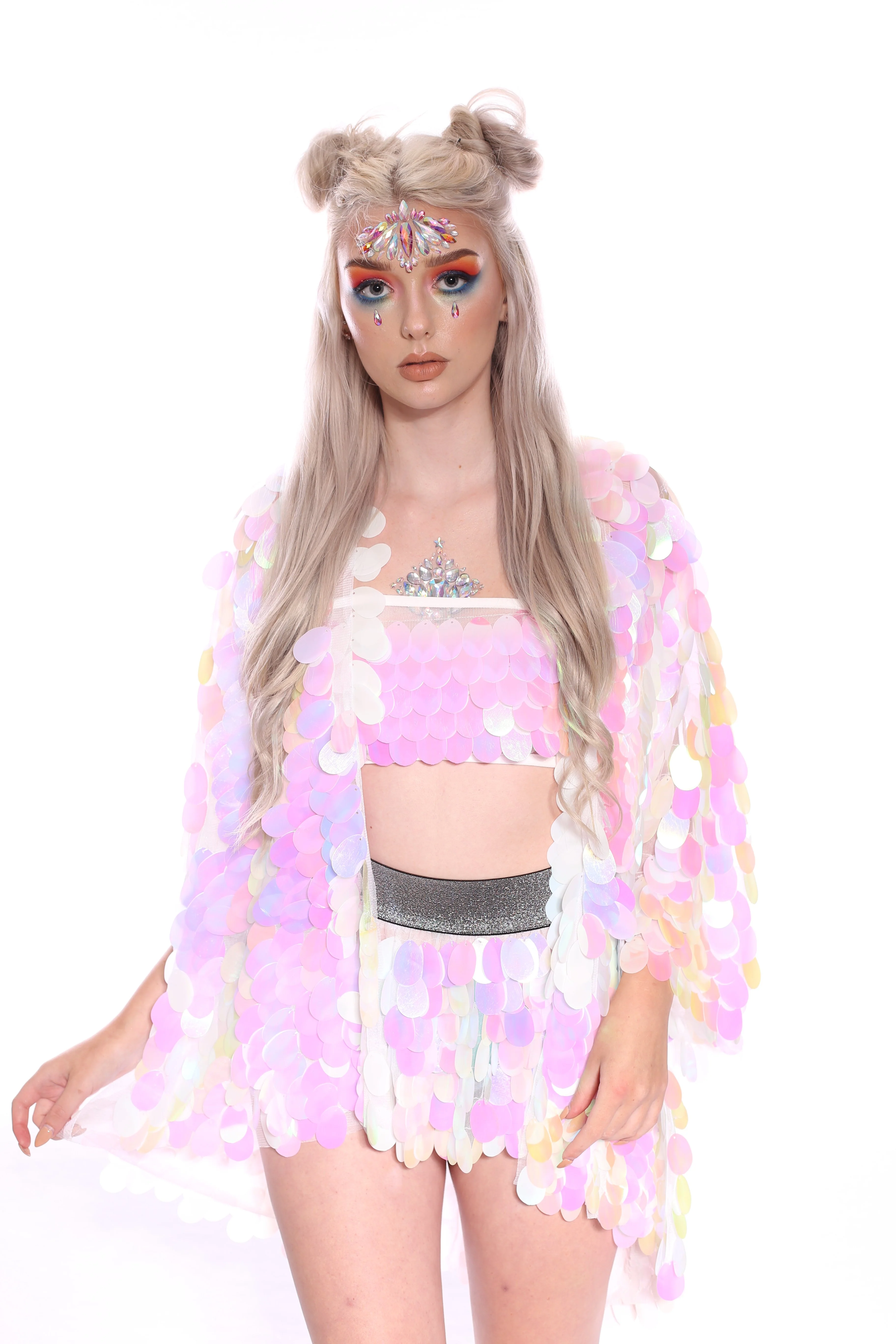 Cotton Candy Mini Sequin Skirt - Image 7