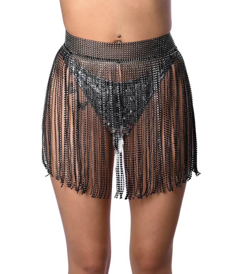 Rhinestone Tassel Skirt - Image 16