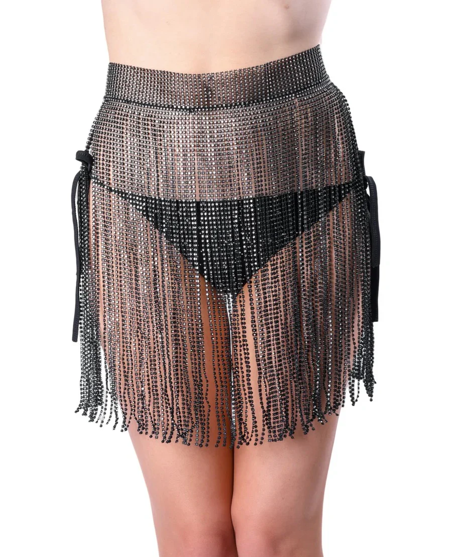 Rhinestone Tassel Skirt - Image 17
