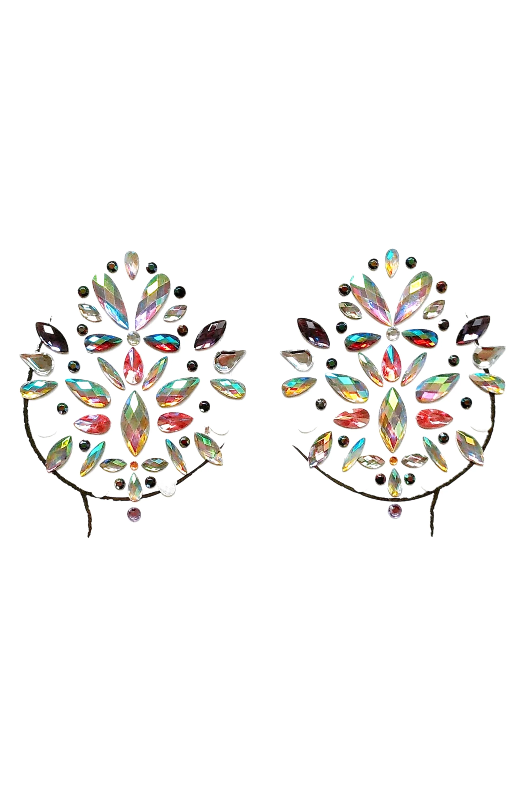 Crystal Bunny Rhinestone Crystal Body Jewels, Pasties