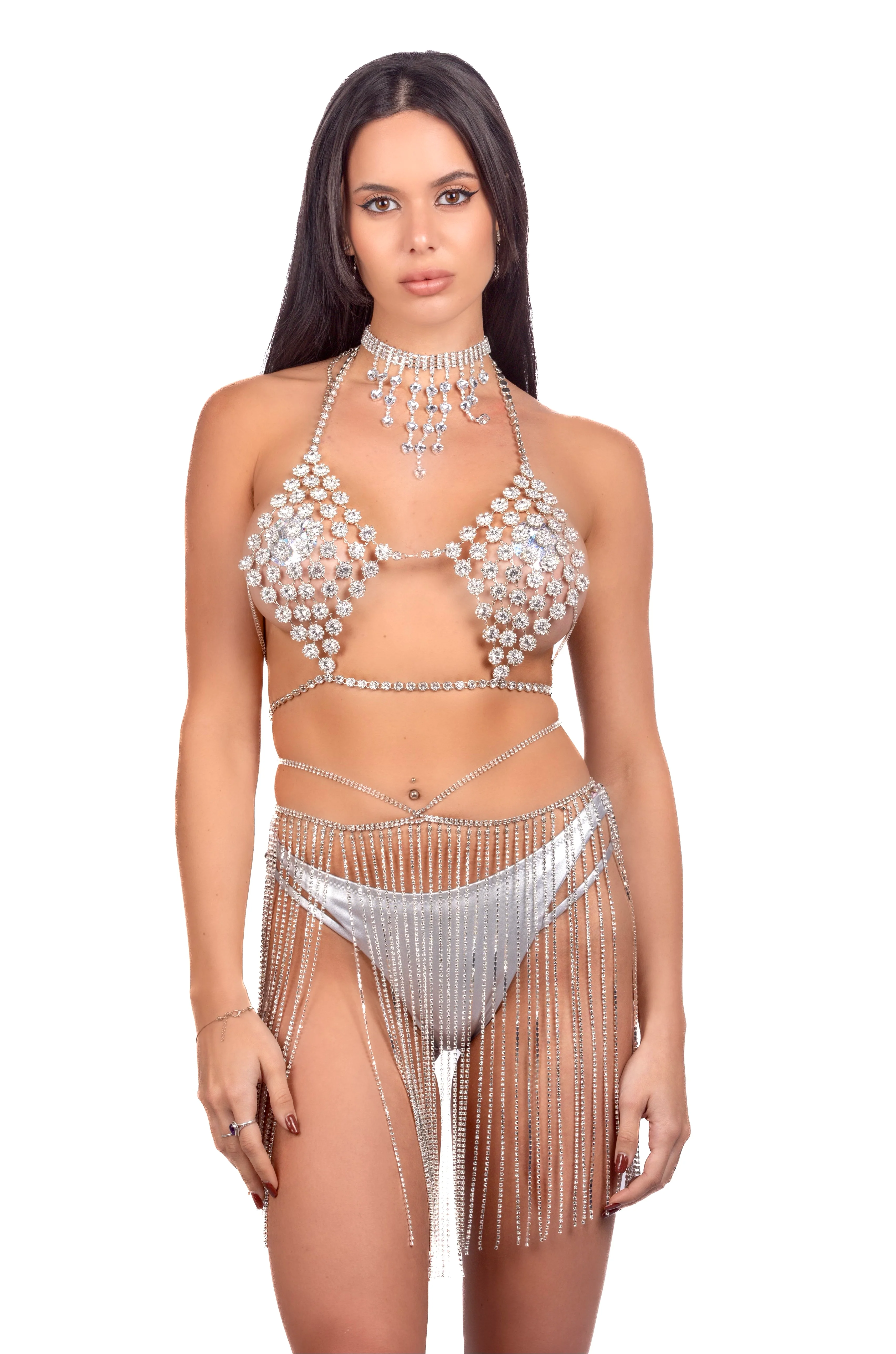 Crystal Raindrop Statement Top - Image 2