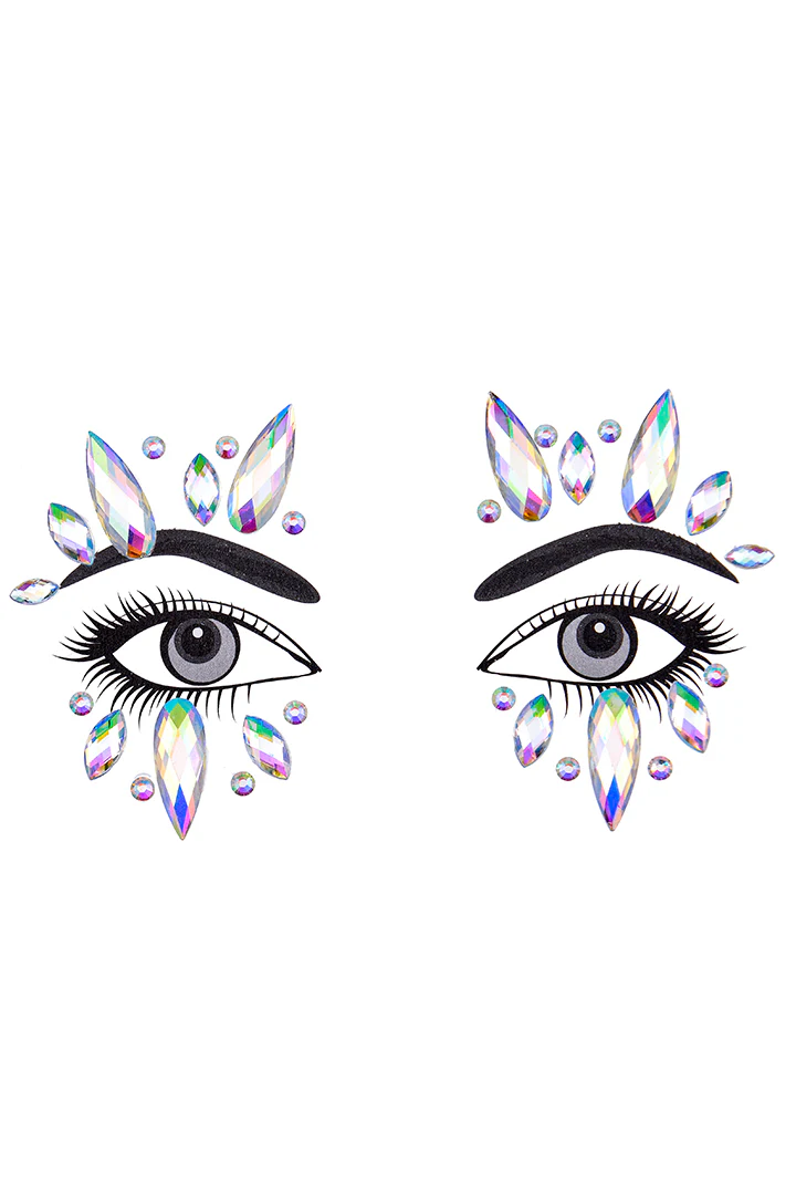 Crystal Tears Rhinestone Crystal Face Jewels