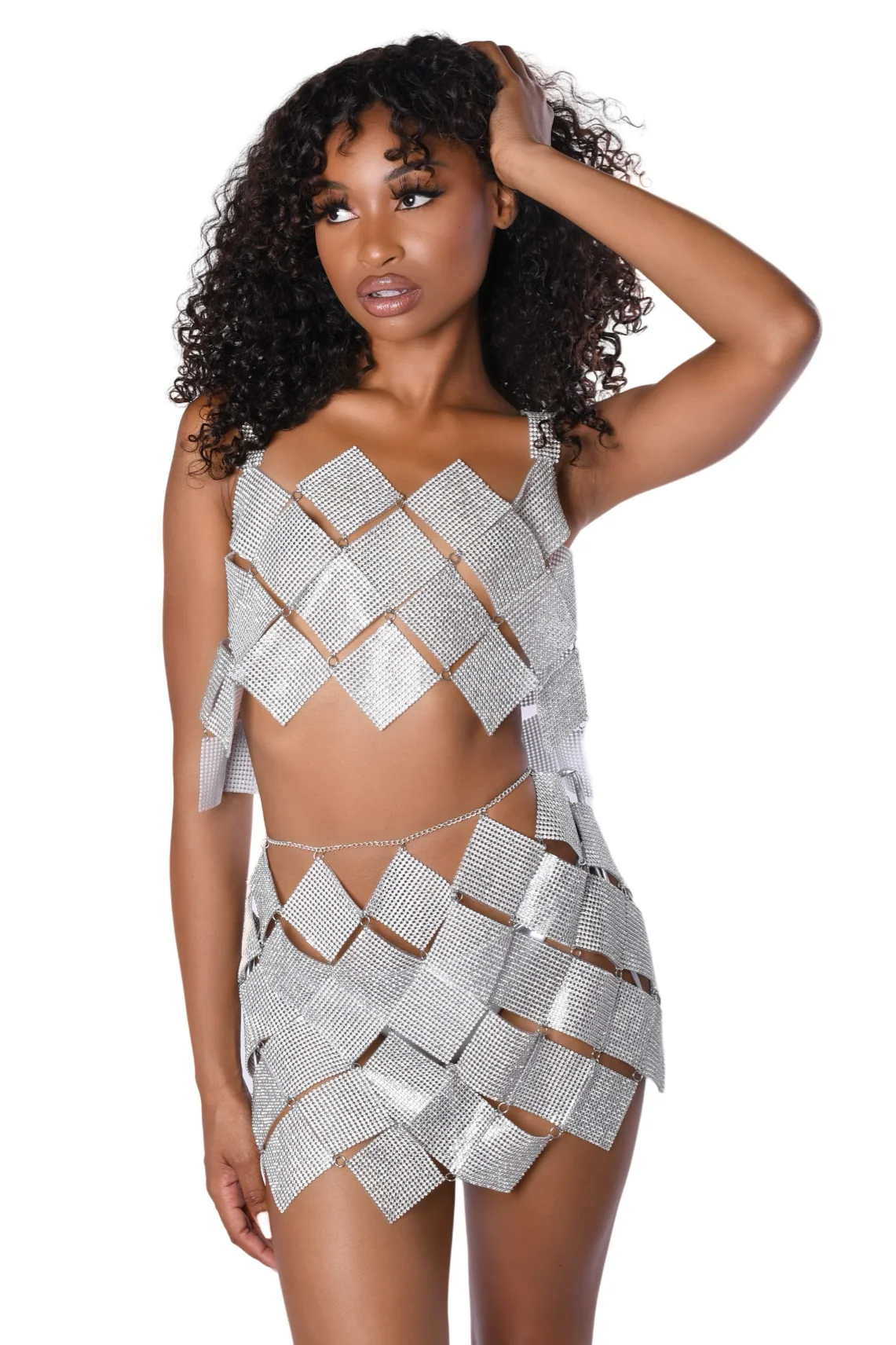 Diamond Girl Rhinestone Metallic Set - Image 3