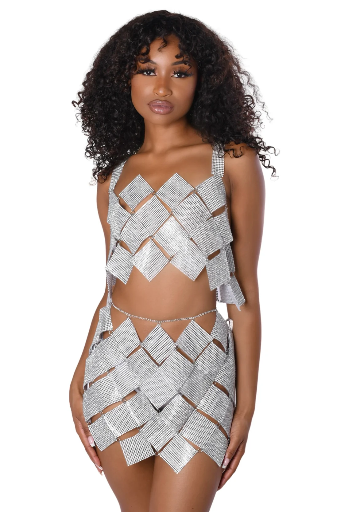 Diamond Girl Rhinestone Top - Image 3