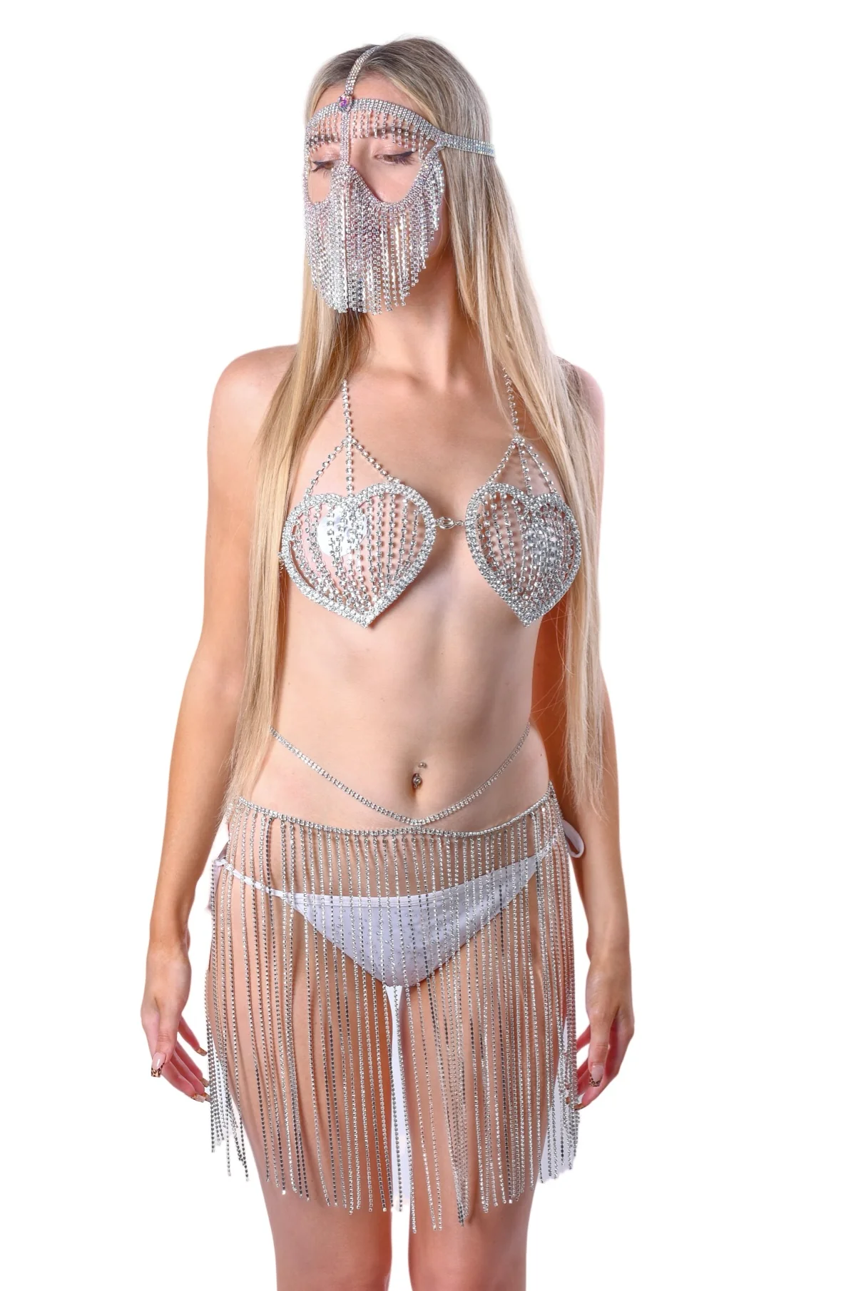 Diamond Love Rhinestone Top - Image 3