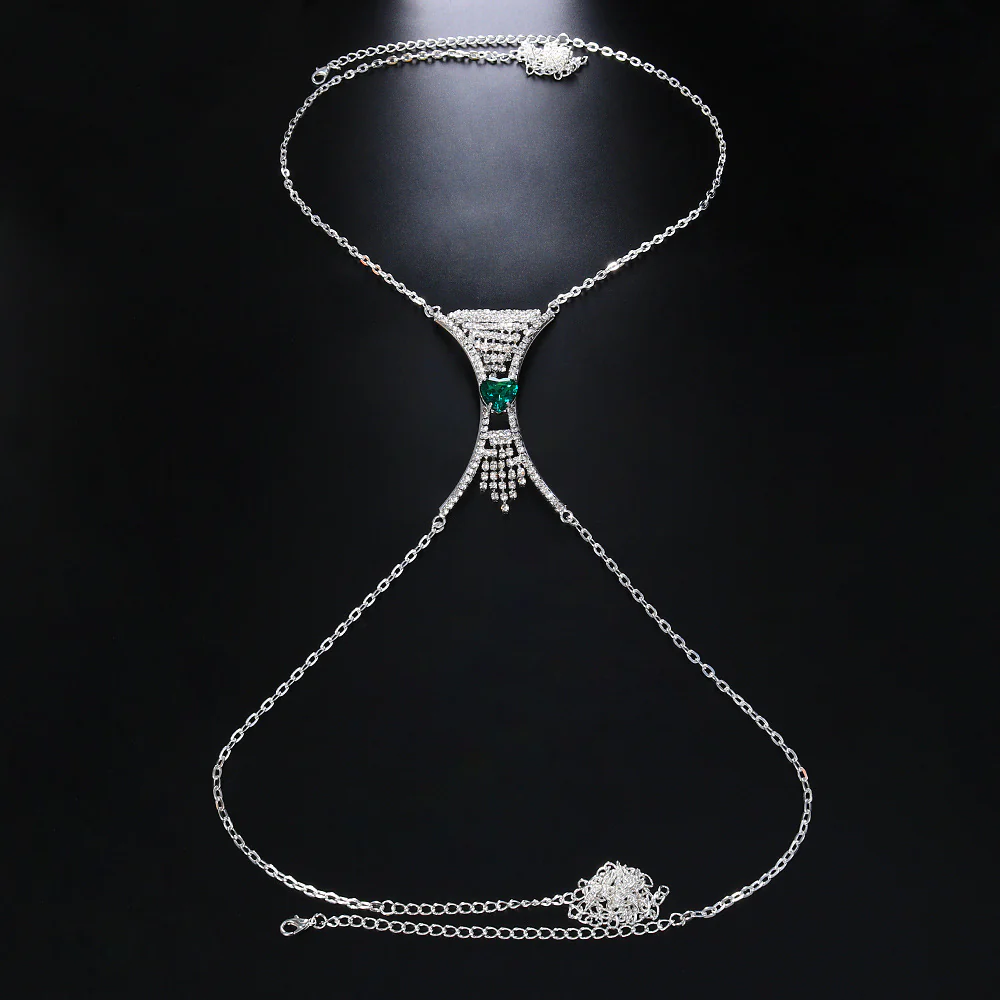 Diamond Rhinestone Chest Chains - Image 5