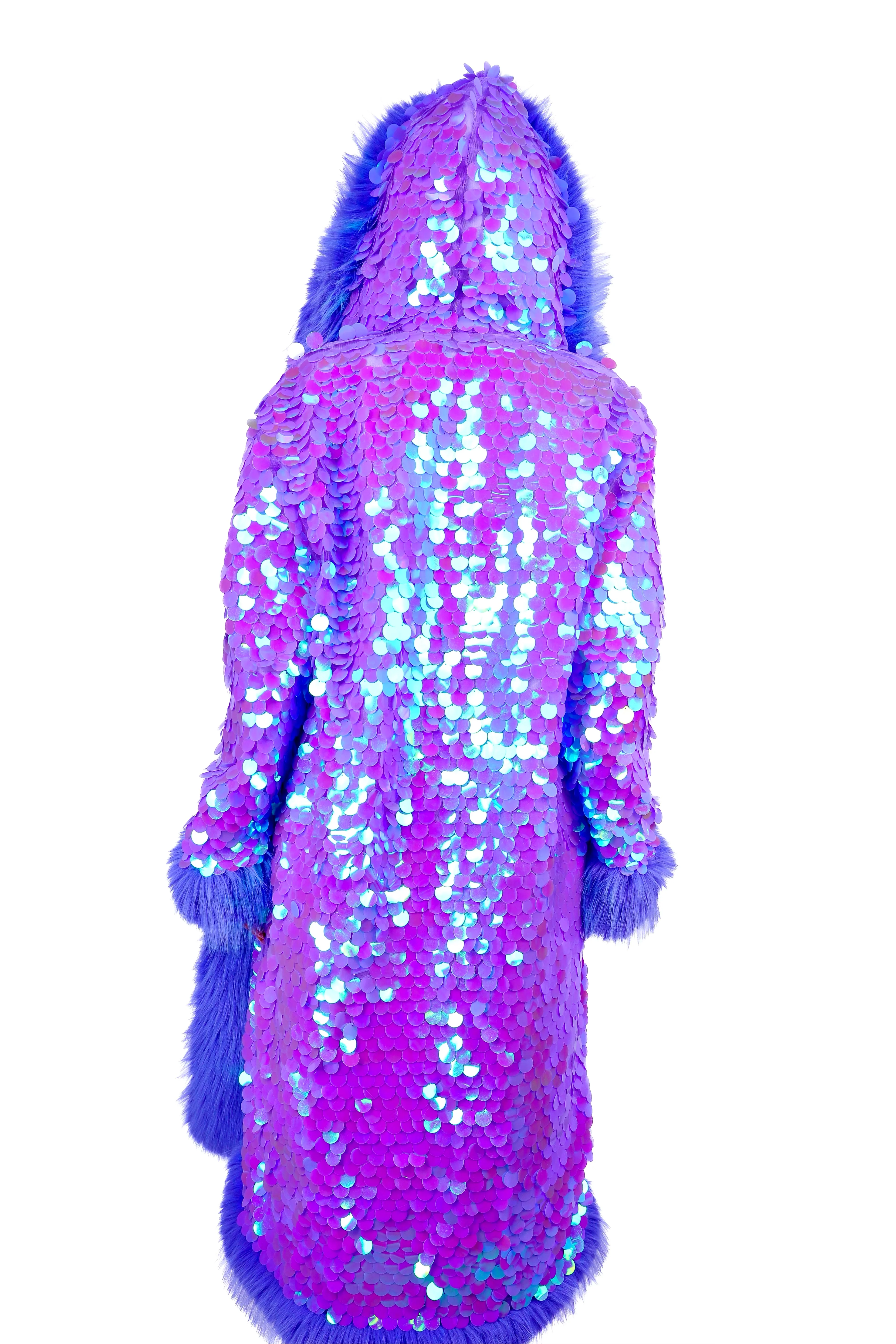 Lavender Disco Fuzzy Jacket - Image 7