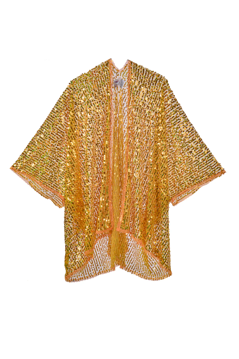 Disco Sequin Kimono - Yellow lily - Image 7