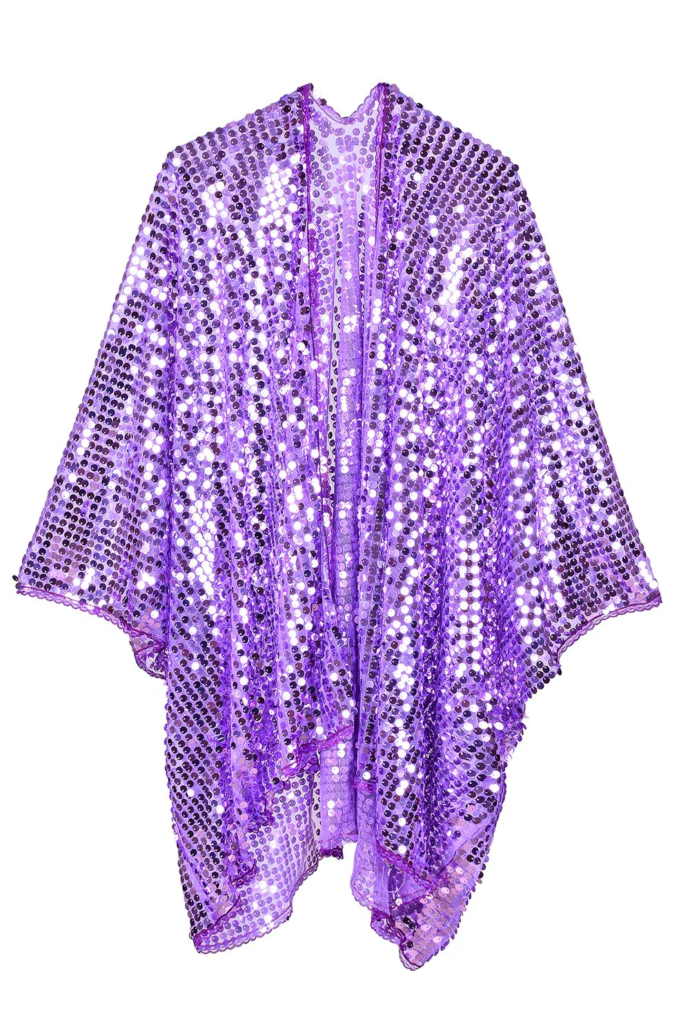 Disco Sequin Kimono- Baby Purple - Image 2