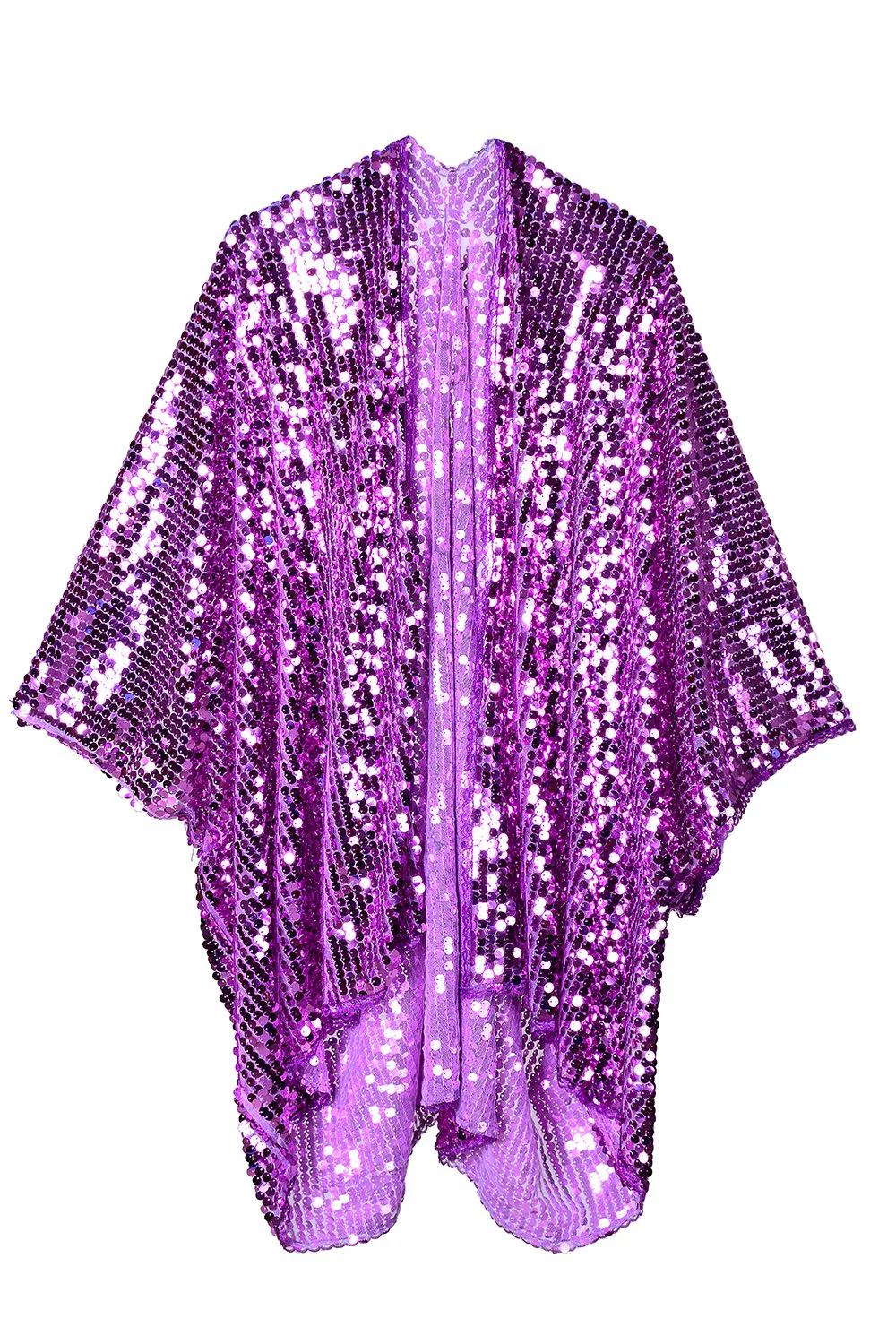 Sequin Kimono - Fuchsia - Image 3