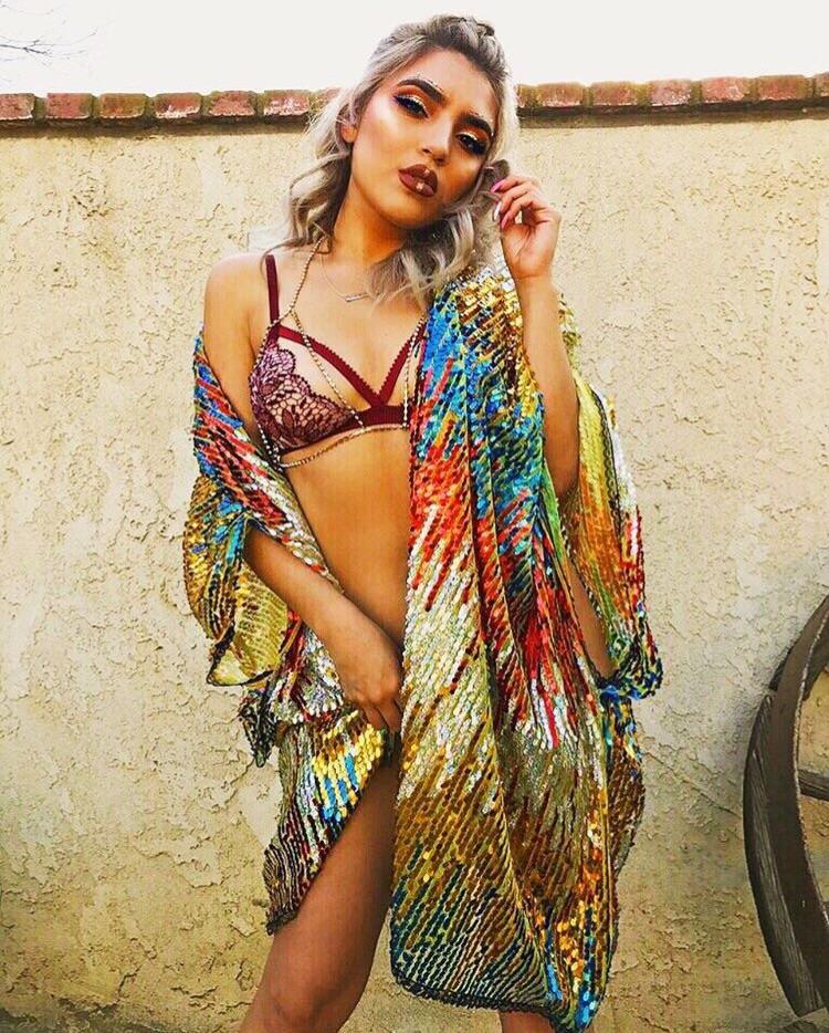 Disco Sequin Kimono - Palace