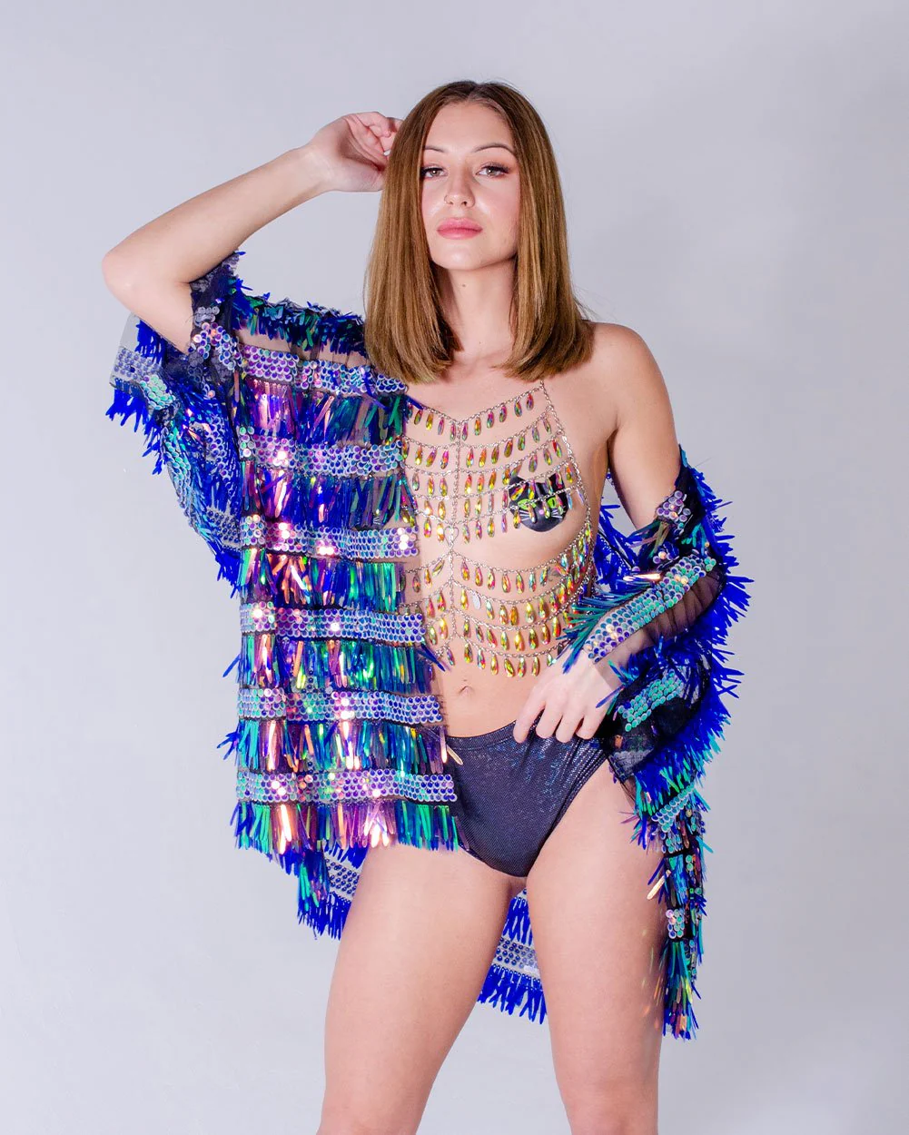 Sequin Kimono - Island - Image 4