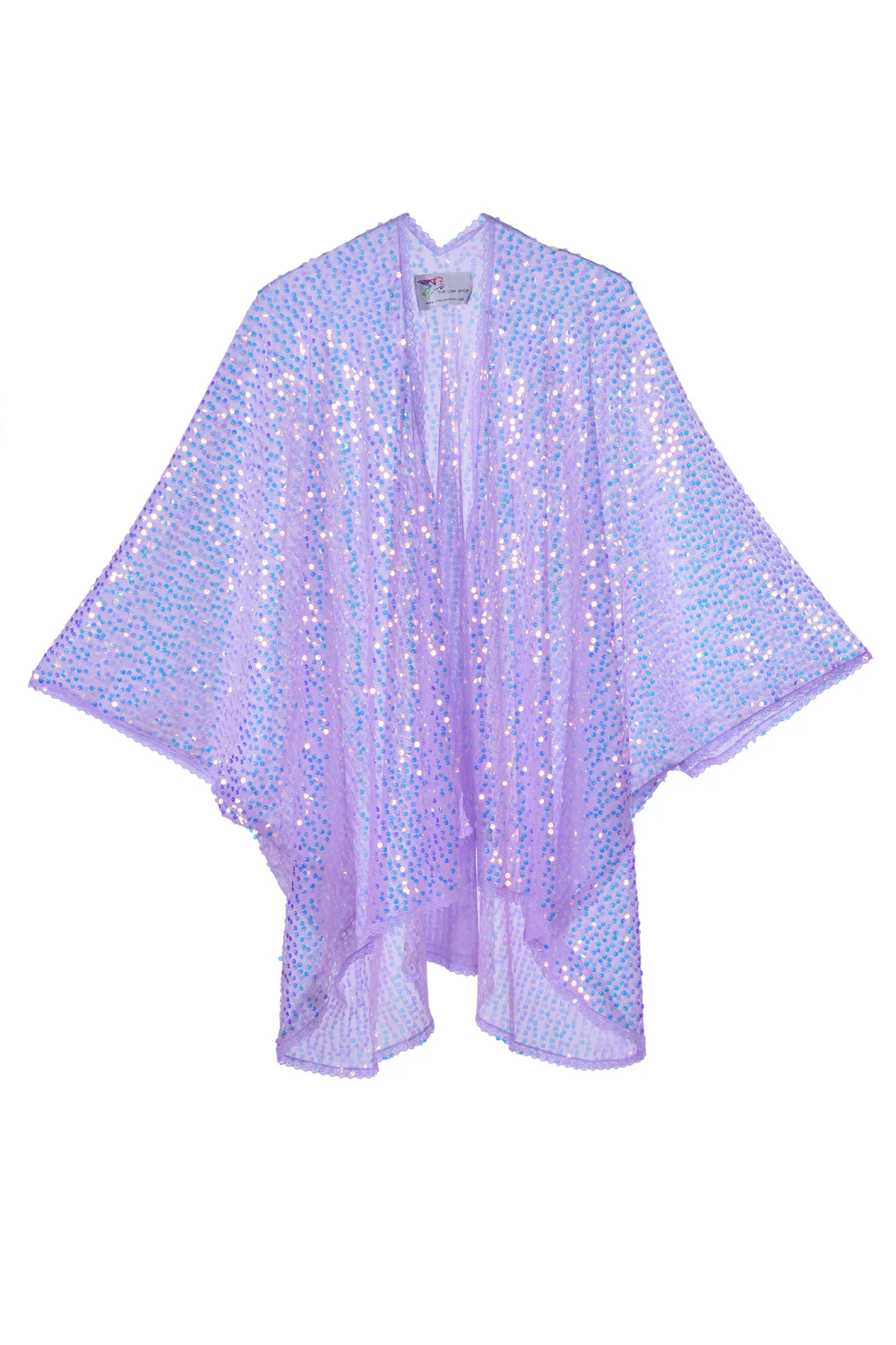 Disco Sequin Kimono - Sugar Plum - Image 8