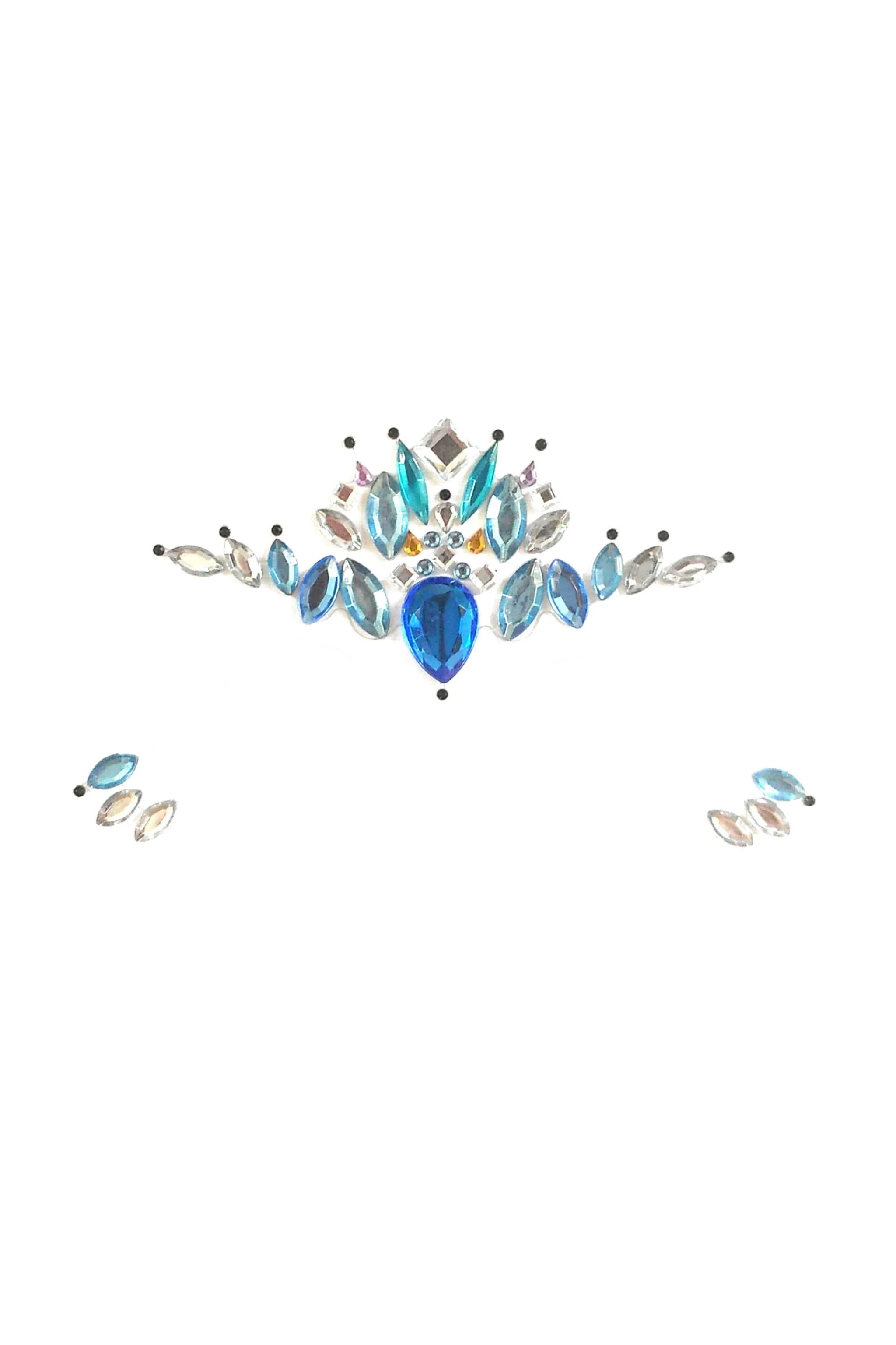 Dolphin Kisses Rhinestone Crystal Face Jewels