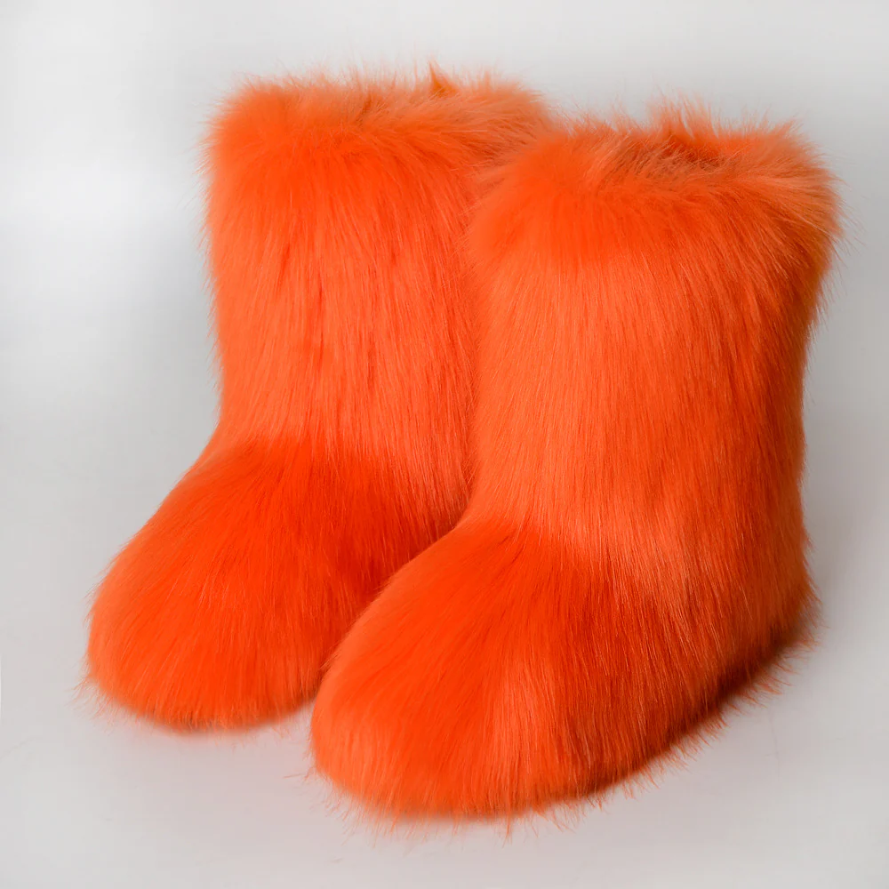 Fanta Fuzzy Boots
