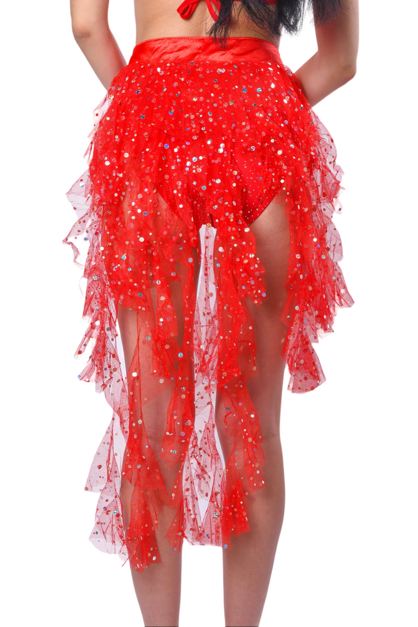 Flaming Hot Lace Long Skirt - Image 3