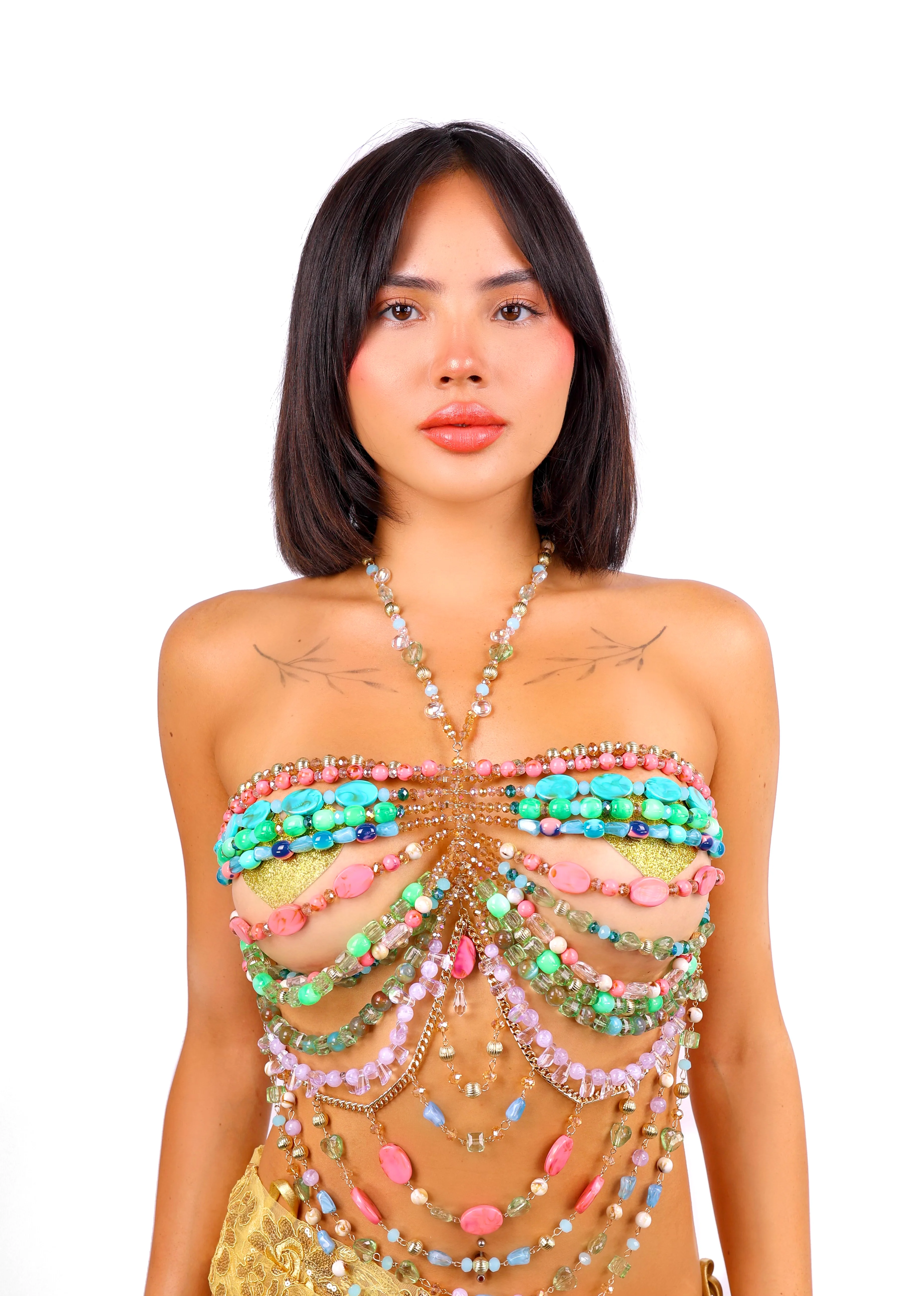 FULL OUTFIT- Gold Sacred Bloom Genesis (3 pcs) - Image 4