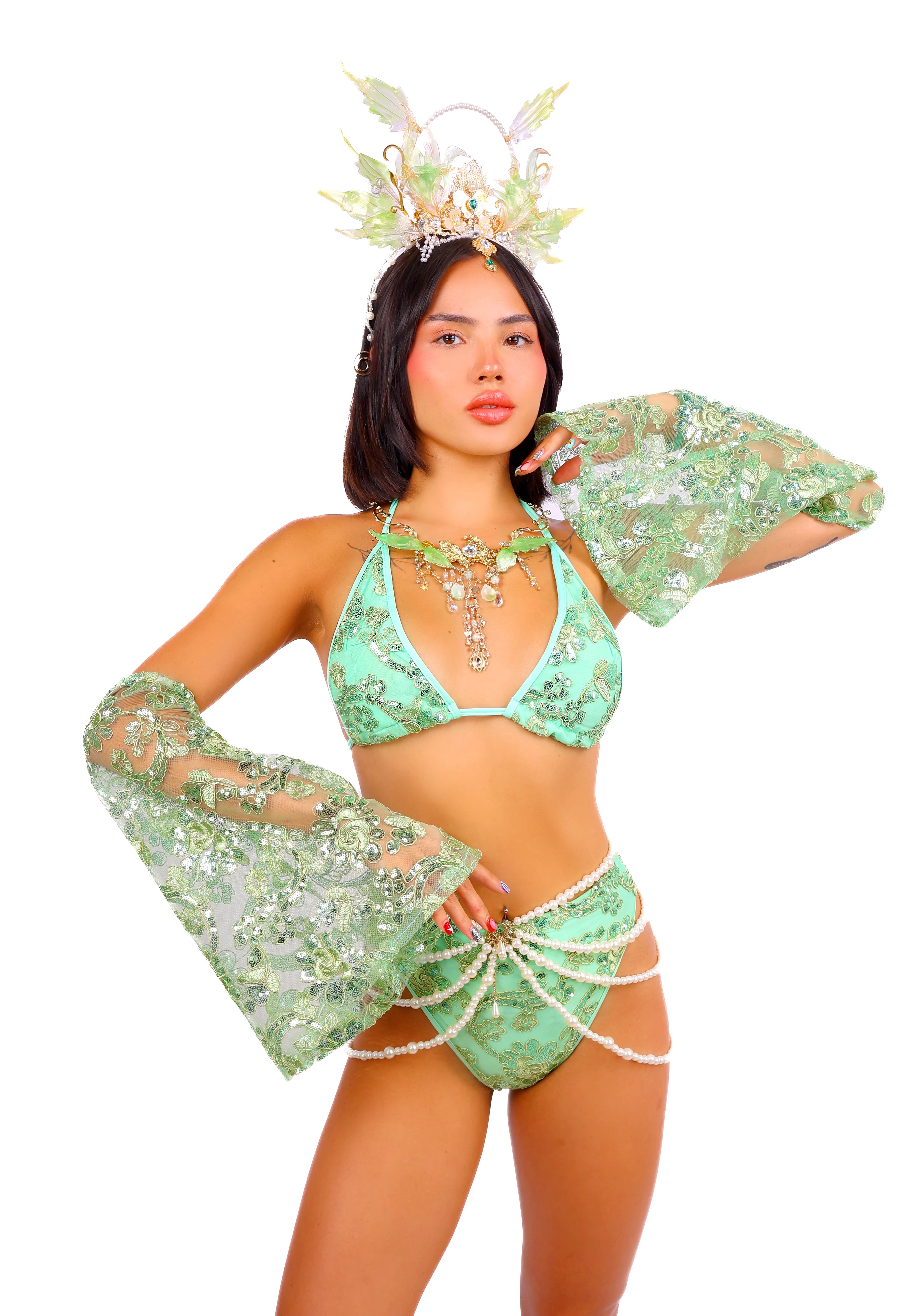 FULL OUTFIT- Garden Jade Oracle Genesis (6 pcs)
