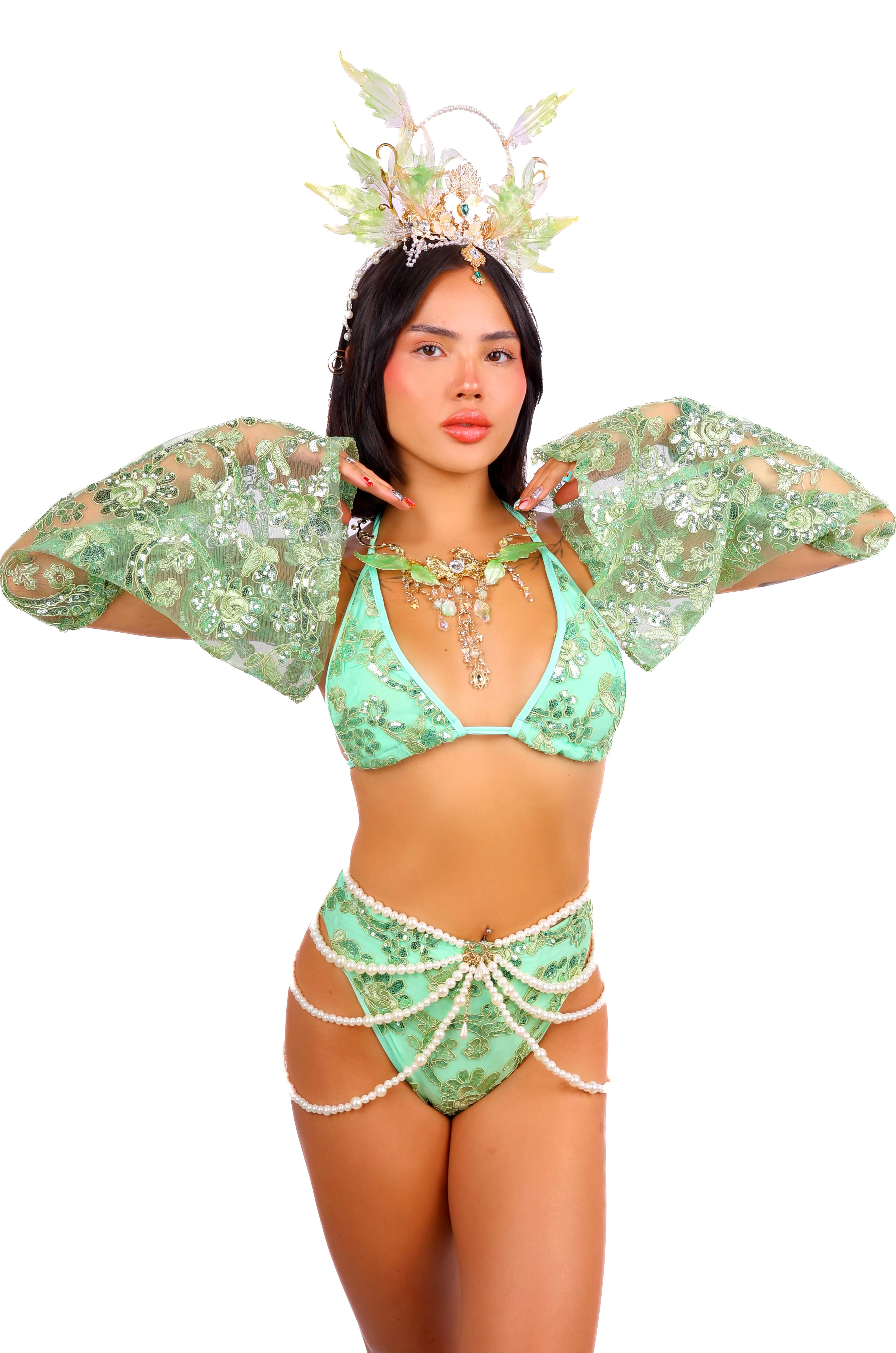 FULL OUTFIT- Garden Jade Oracle Genesis (6 pcs) - Image 2