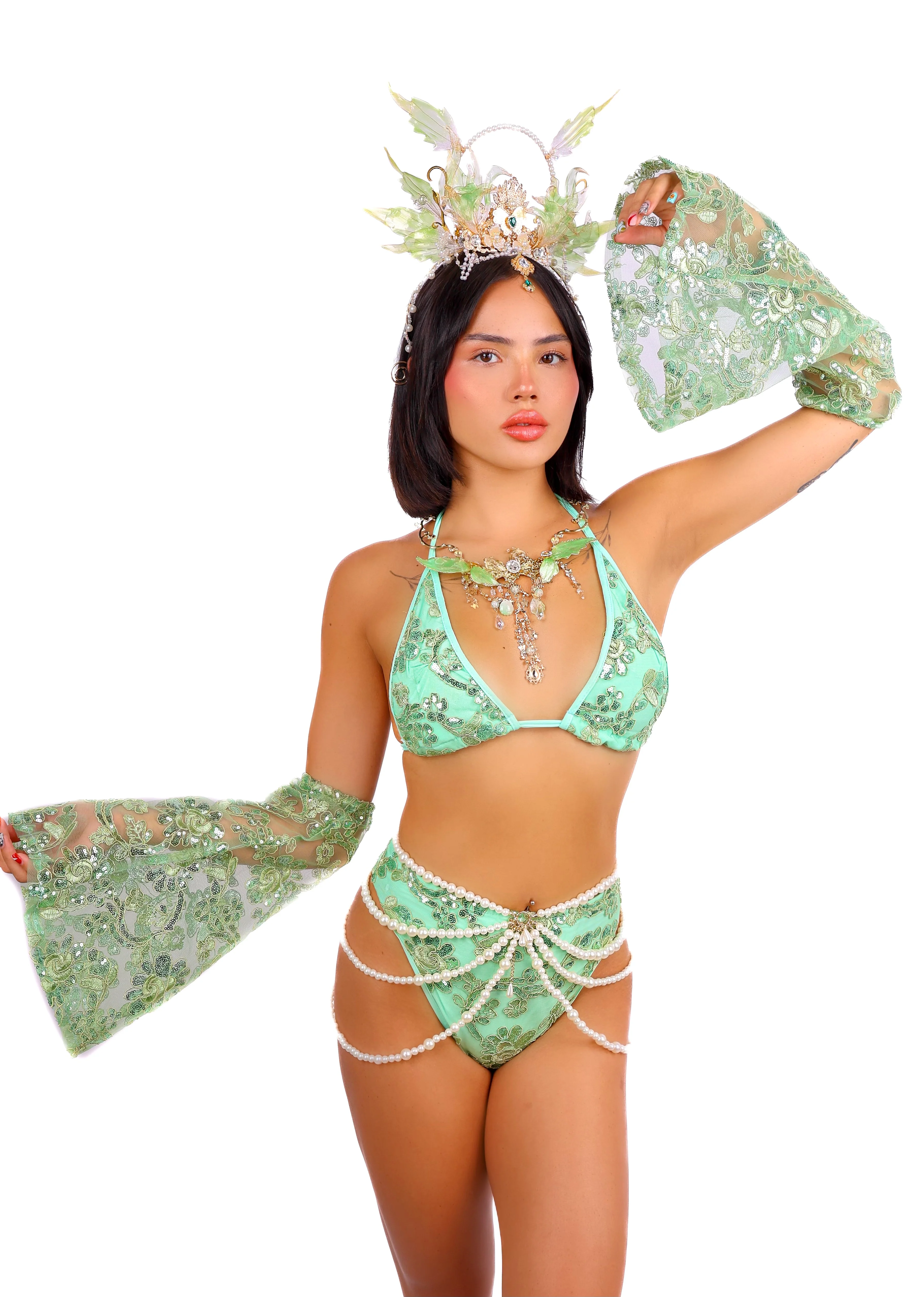FULL OUTFIT- Garden Jade Oracle Genesis (6 pcs) - Image 3