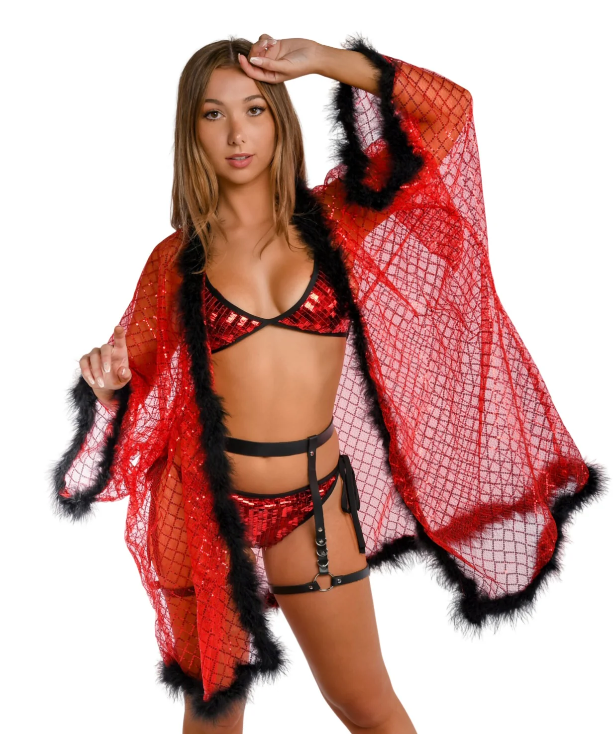 FULL OUTFIT- Dark Cherry - Image 4